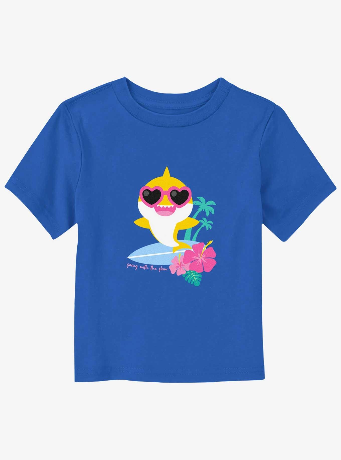 Baby Shark Going With The Flow Toddler T-Shirt, , hi-res