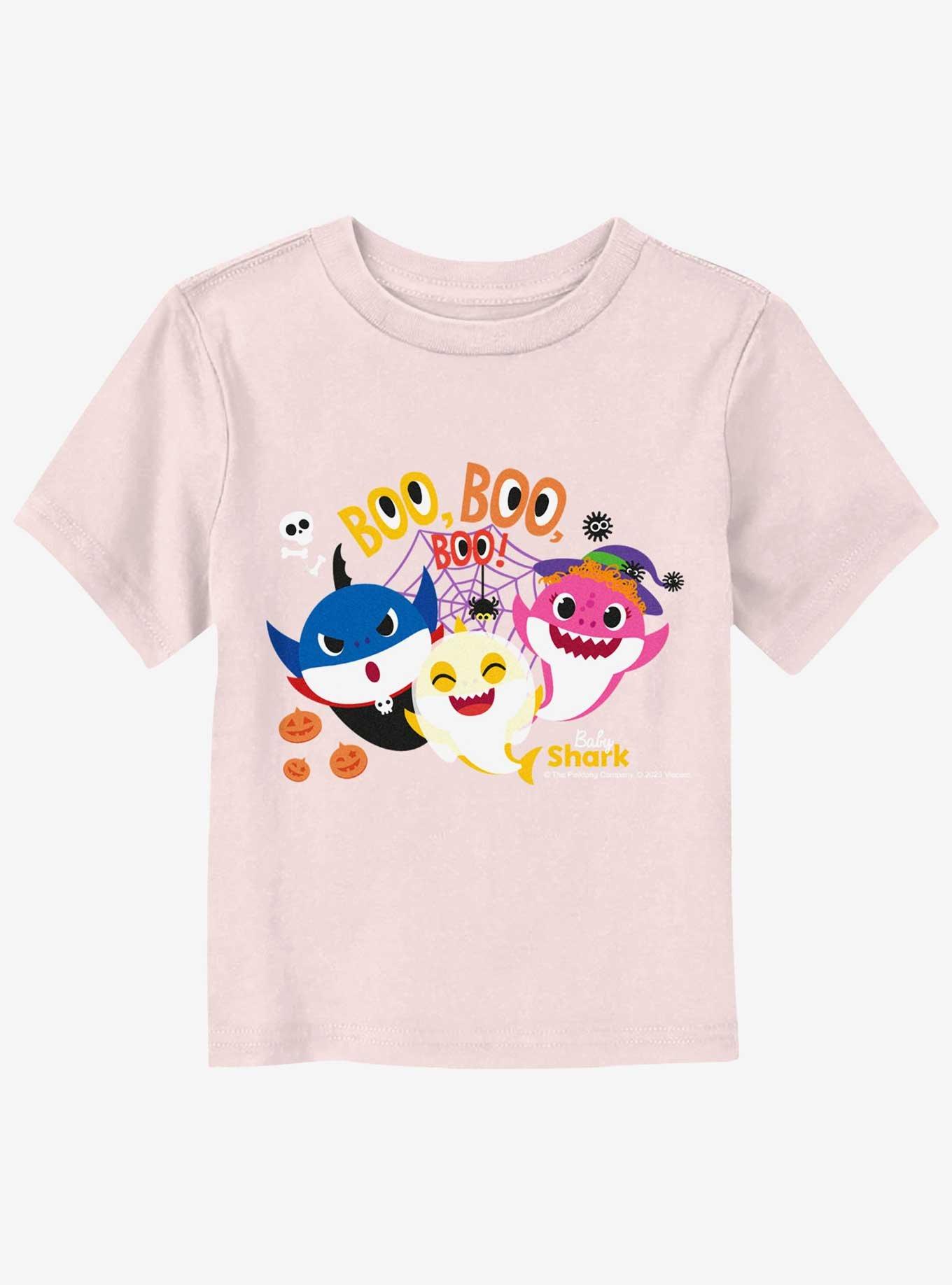 Baby Shark Boo Boo Boo Shark Group Toddler T-Shirt, , hi-res