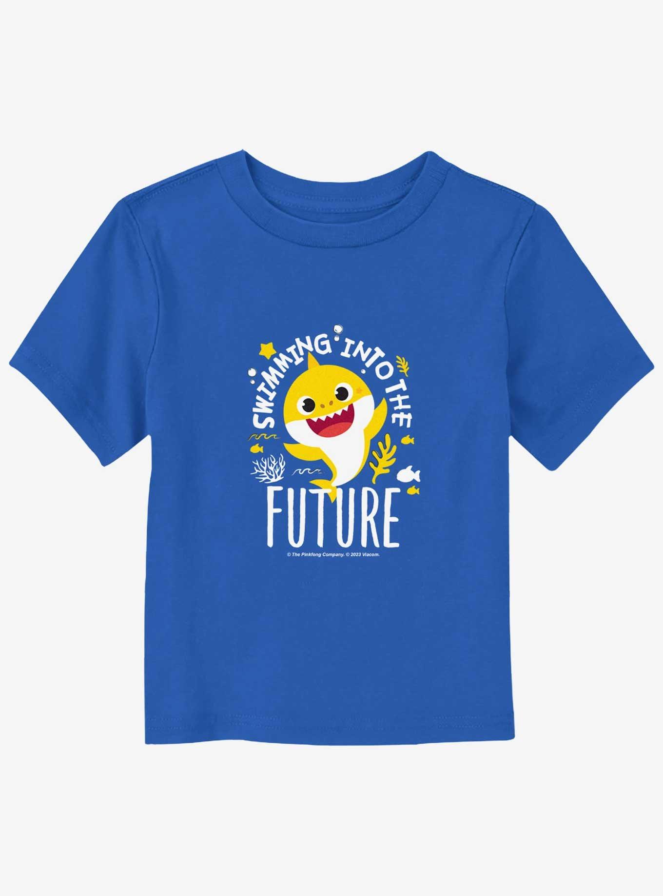 Baby Shark SwImming Into The Future Cheerful Toddler T-Shirt, , hi-res