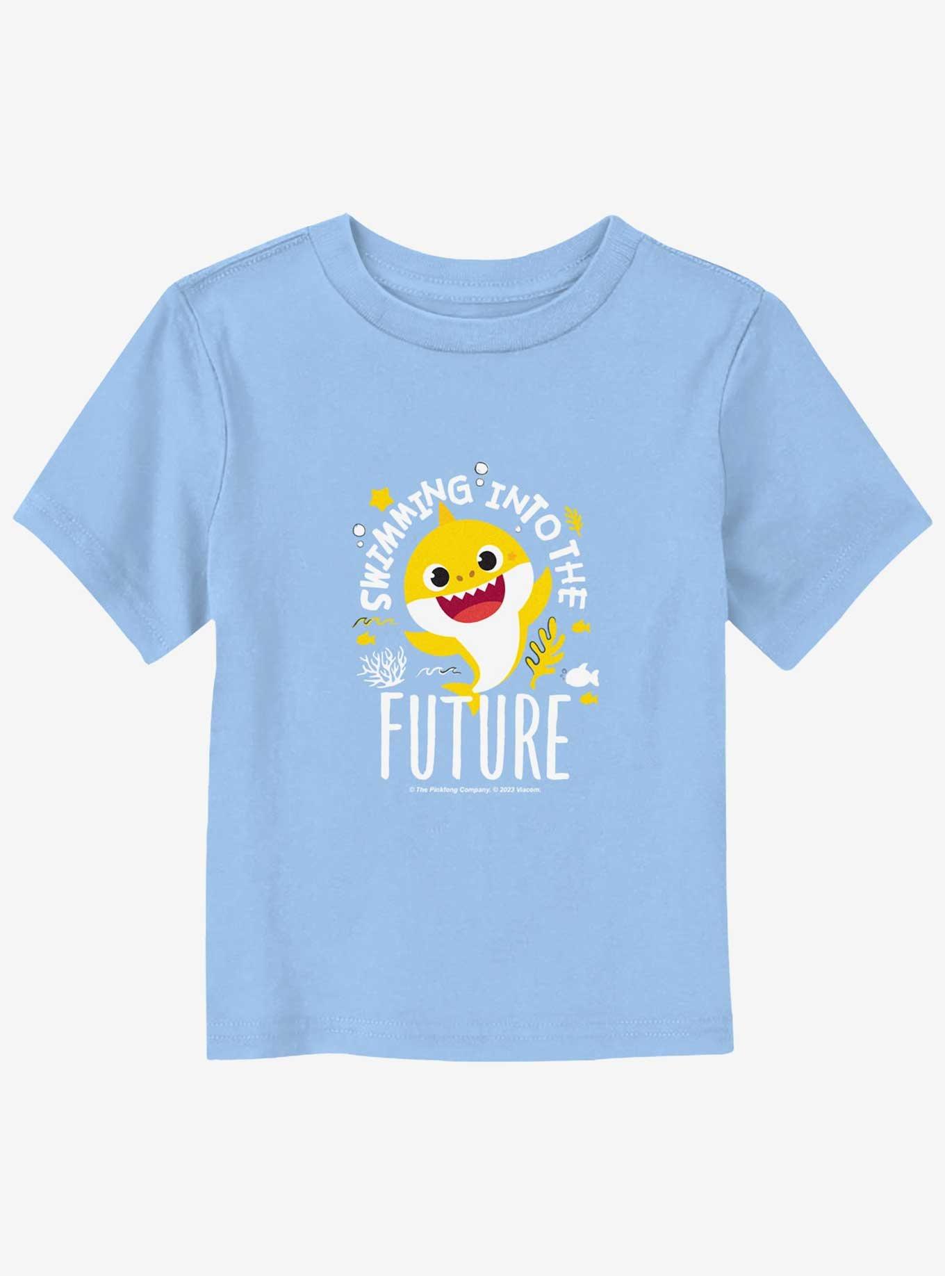 Baby Shark SwImming Into The Future Cheerful Toddler T-Shirt, , hi-res