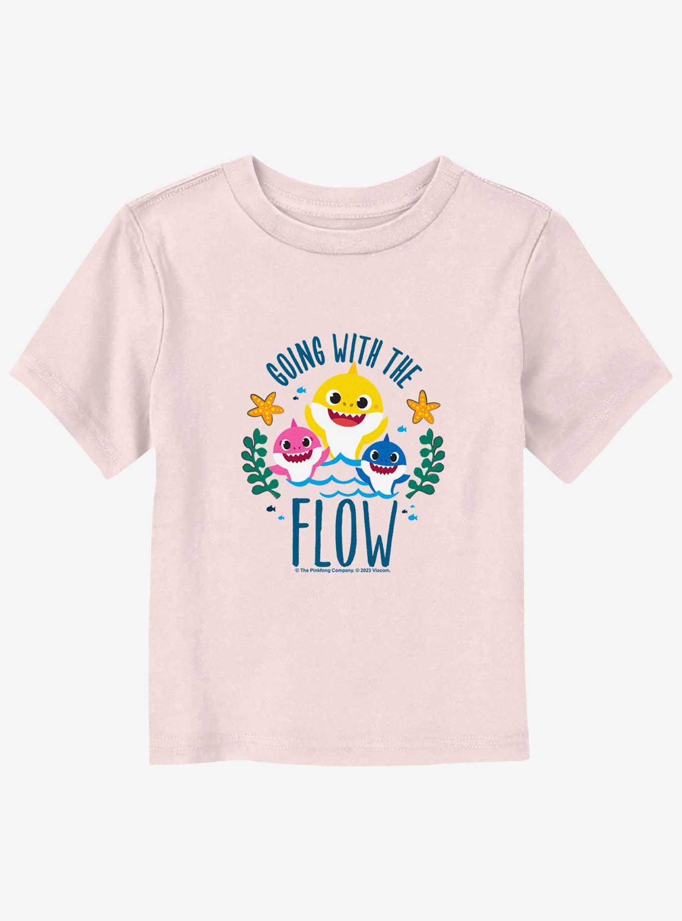 Baby Shark Going With The Flow Toddler T-Shirt, LIGHT PINK, hi-res