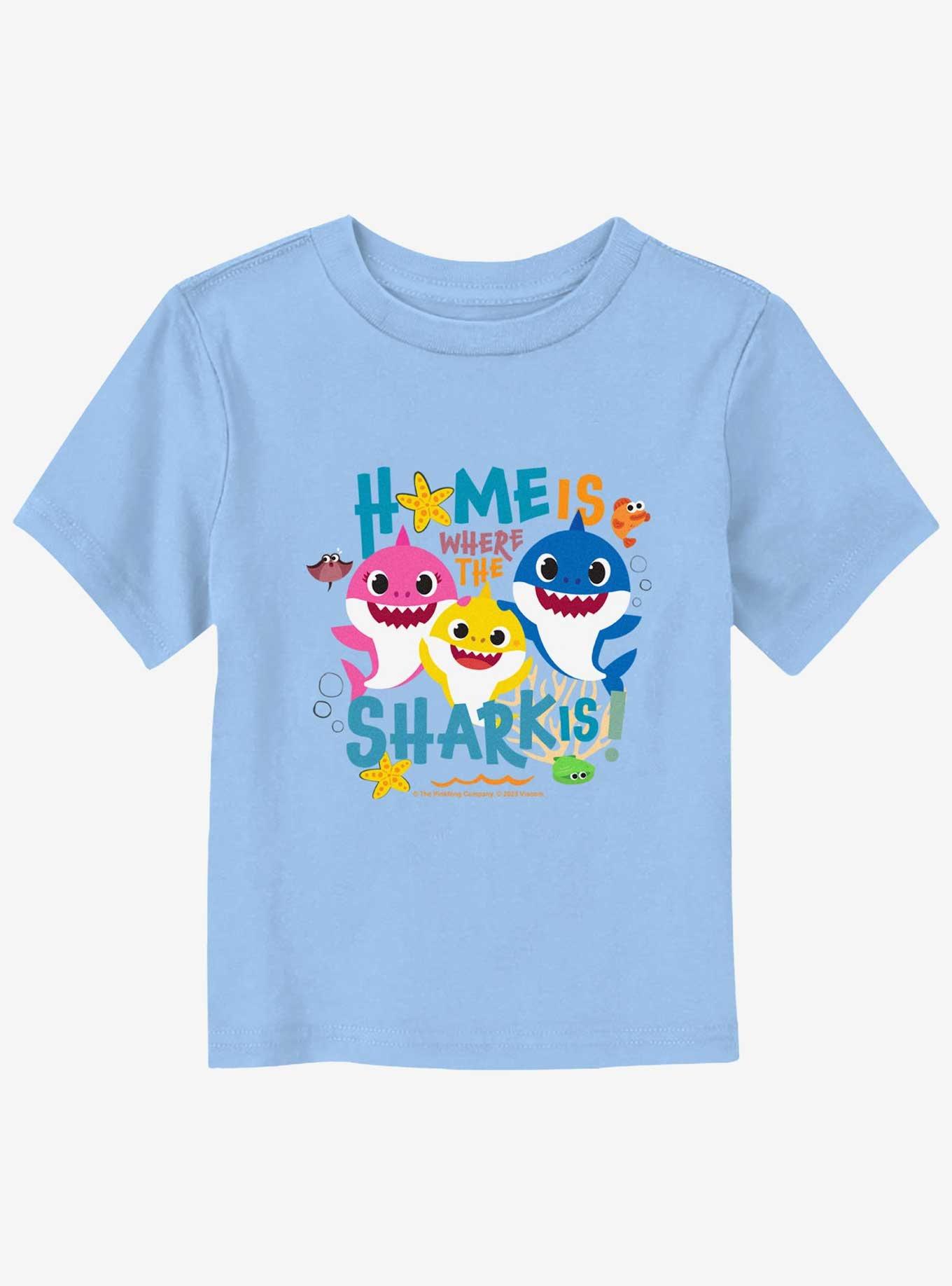 Baby Shark Home Is Where The Shark Is Toddler T-Shirt, , hi-res