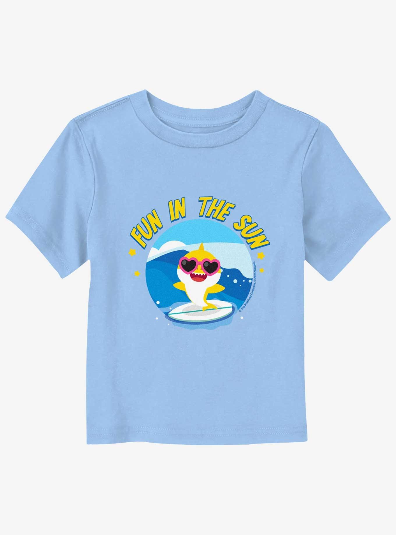 Baby Shark Fun In The Sun Toddler T-Shirt, LT BLUE, hi-res