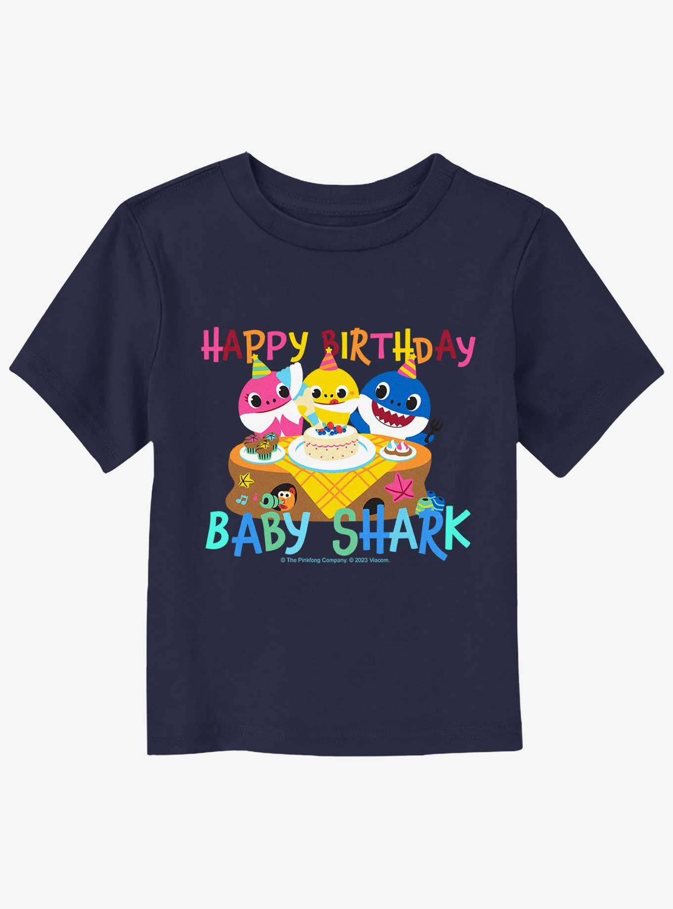 Baby Shark Birthday Shark Toddler T-Shirt, , hi-res