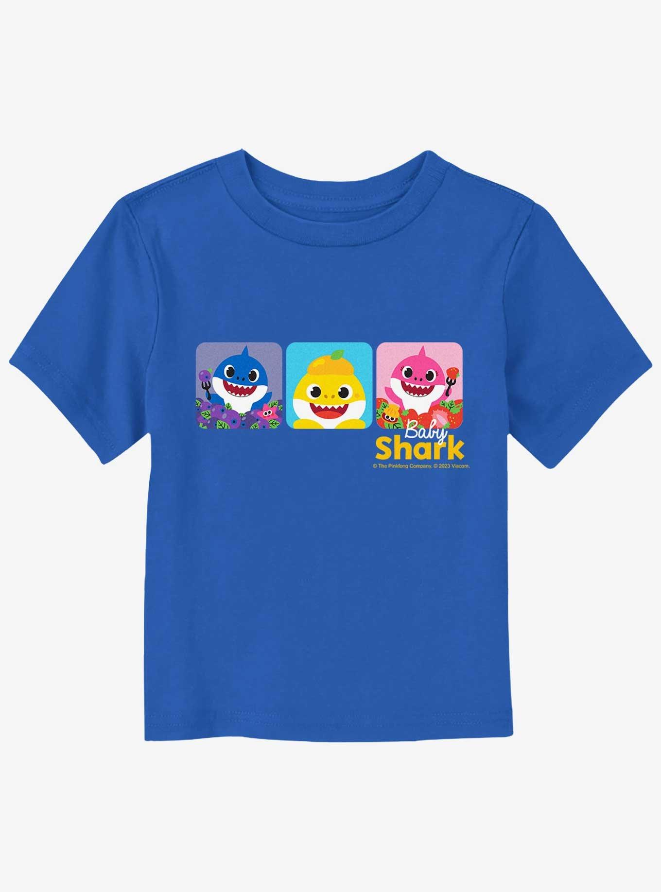 Baby Shark Trio Sharks Toddler T-Shirt, , hi-res