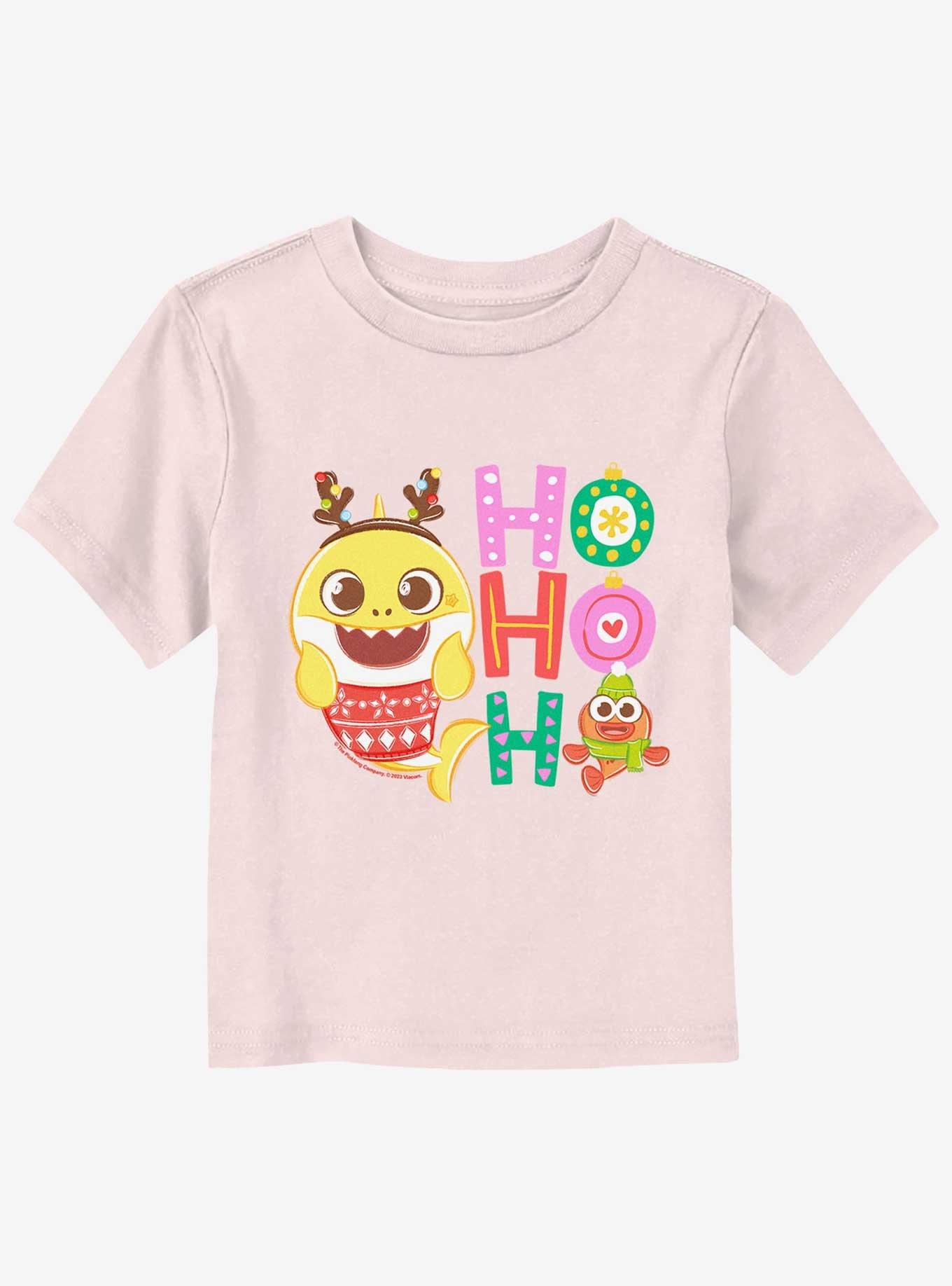 Baby Shark Hohoho Fishy & Shark Toddler T-Shirt, LIGHT PINK, hi-res