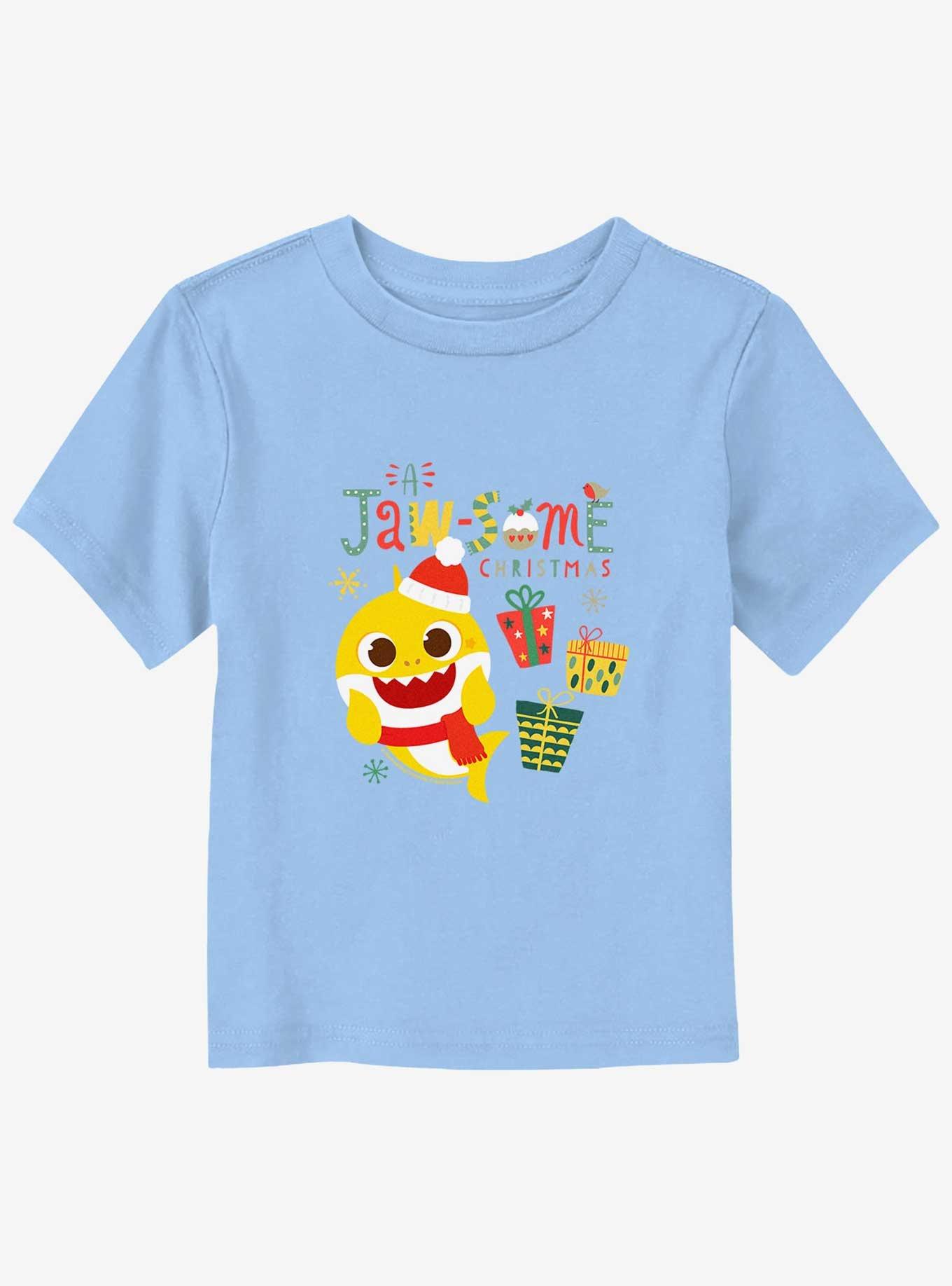 Baby Shark Jawsome Christmas Toddler T-Shirt, , hi-res