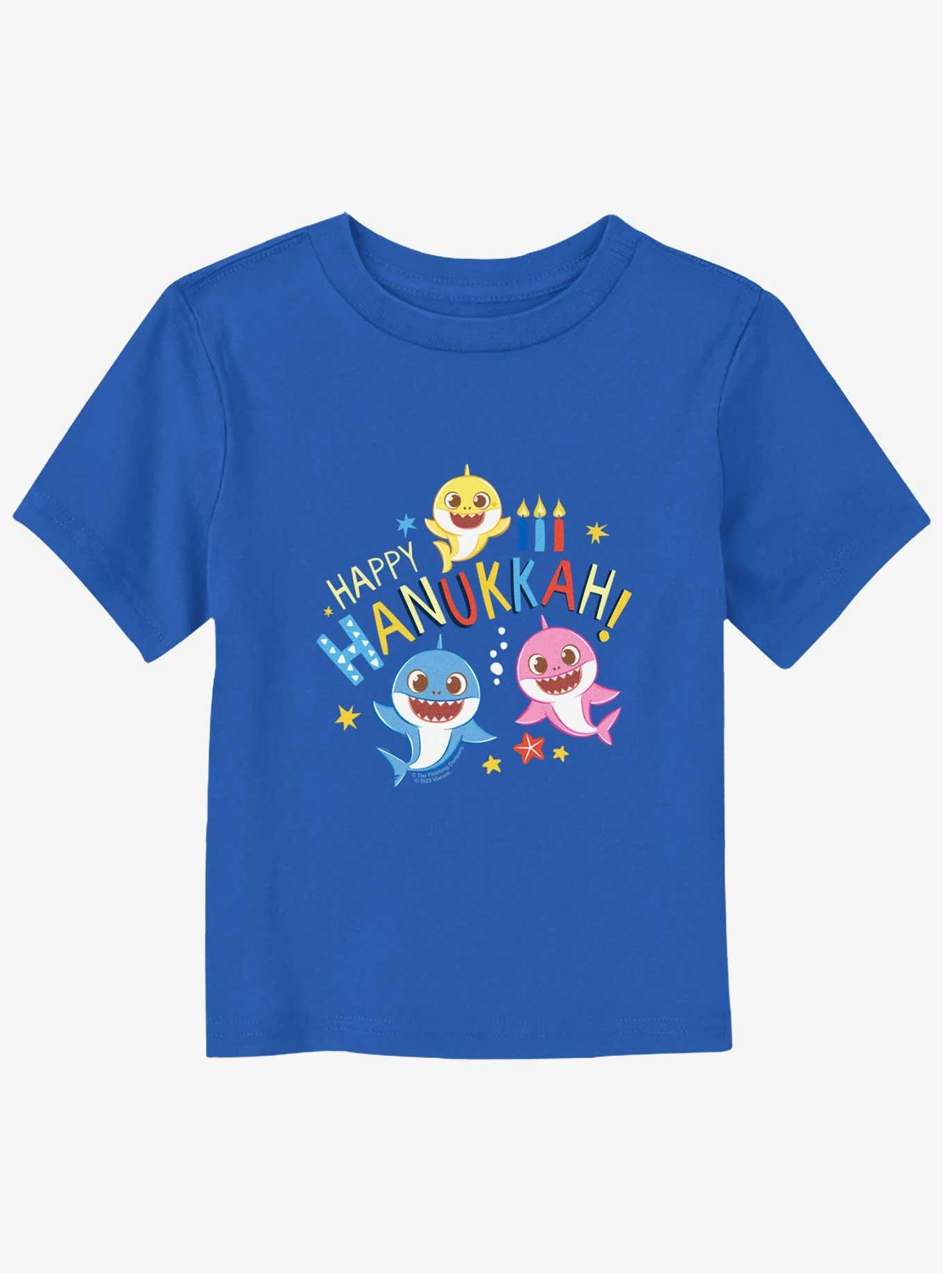 Baby Shark Shark Hanukkah Toddler T-Shirt, , hi-res