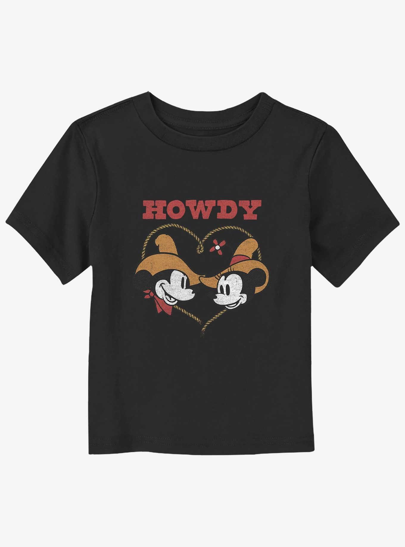 Disney Mickey Mouse Howdy Mickey & Minnie Toddler T-Shirt, , hi-res