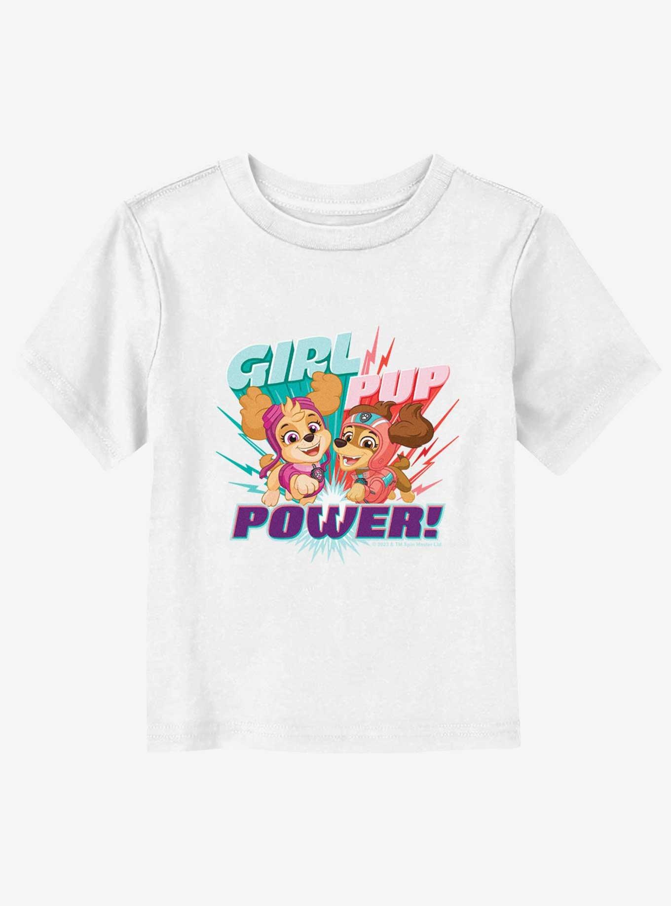 Paw Patrol Girl Pup Power Toddler T-Shirt, WHITE, hi-res