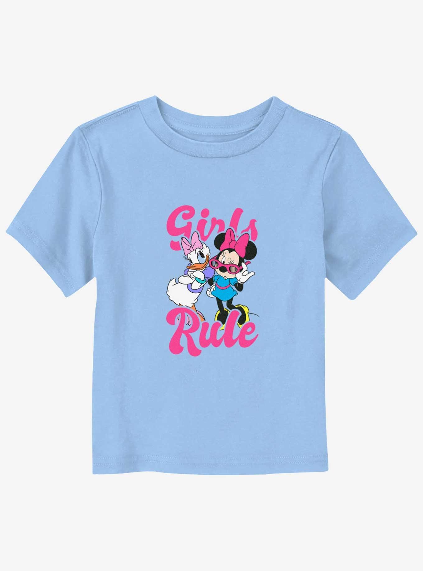 Disney Daisy And Minnie Girls Rule  Toddler T-Shirt, LT BLUE, hi-res