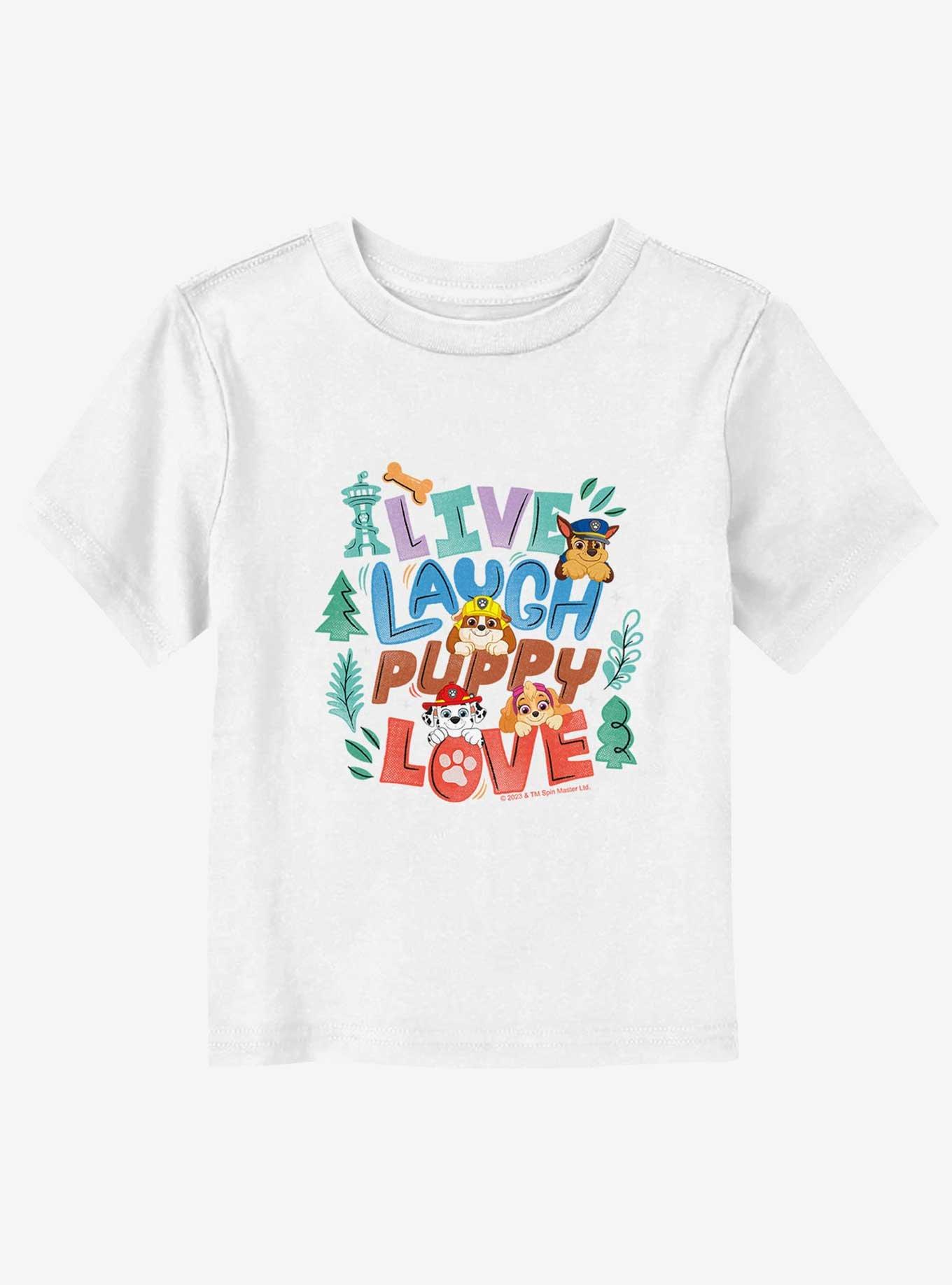 Paw Patrol Live Laught Puppy Love Toddler T-Shirt, WHITE, hi-res