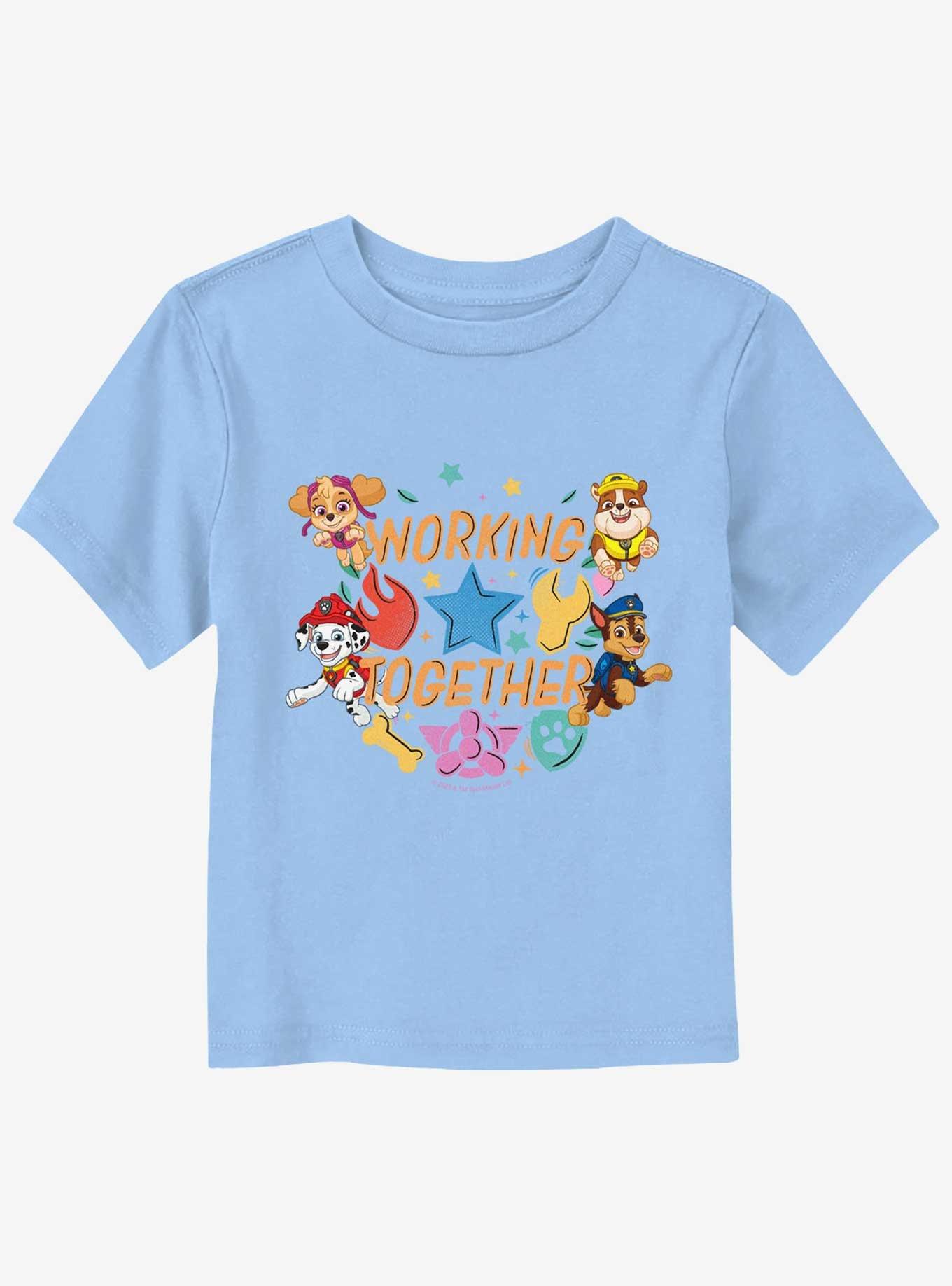 Paw Patrol Working Together Toddler T-Shirt, LT BLUE, hi-res