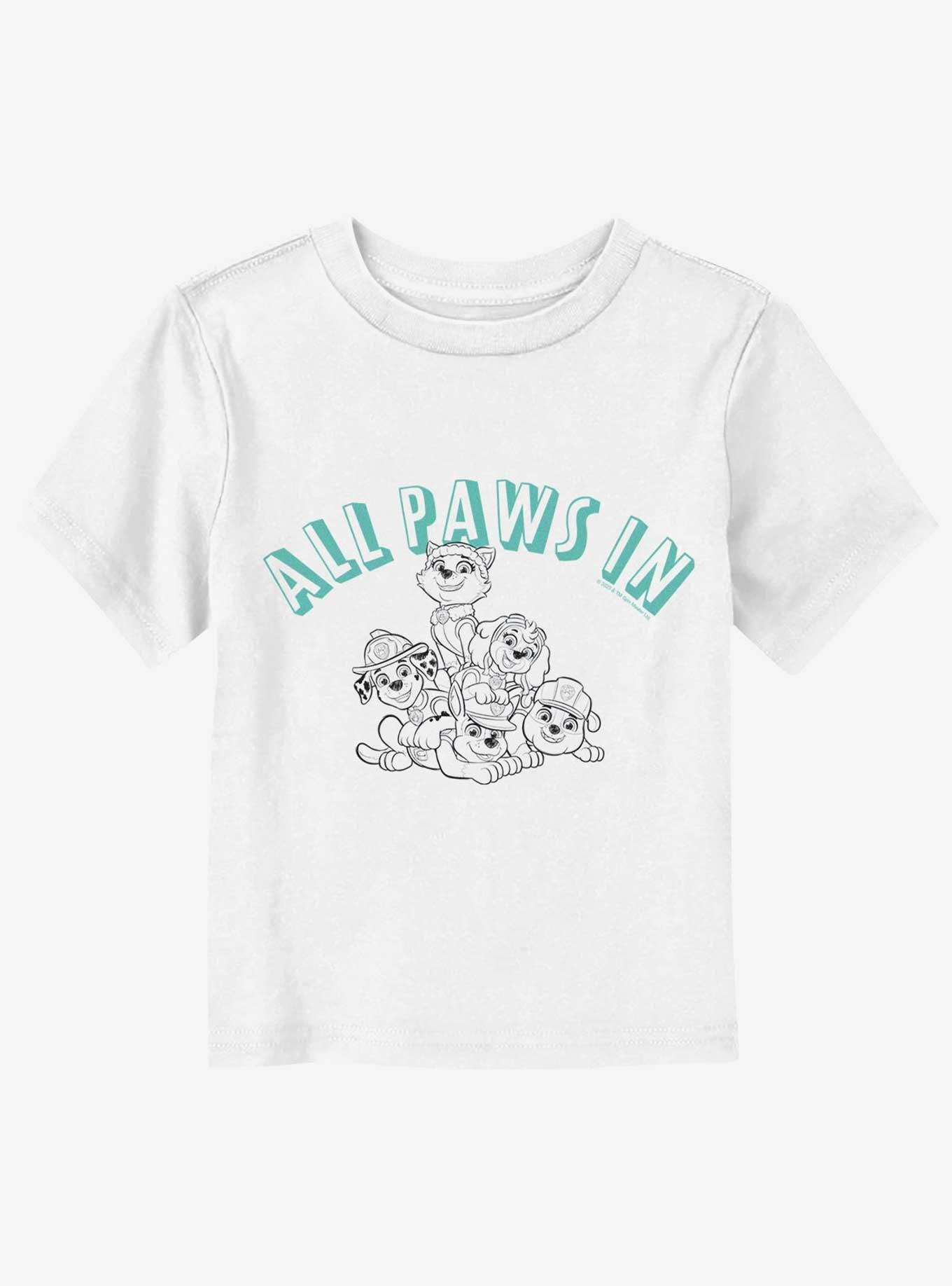 Paw Patrol Draw All Paws In Toddler T-Shirt, WHITE, hi-res