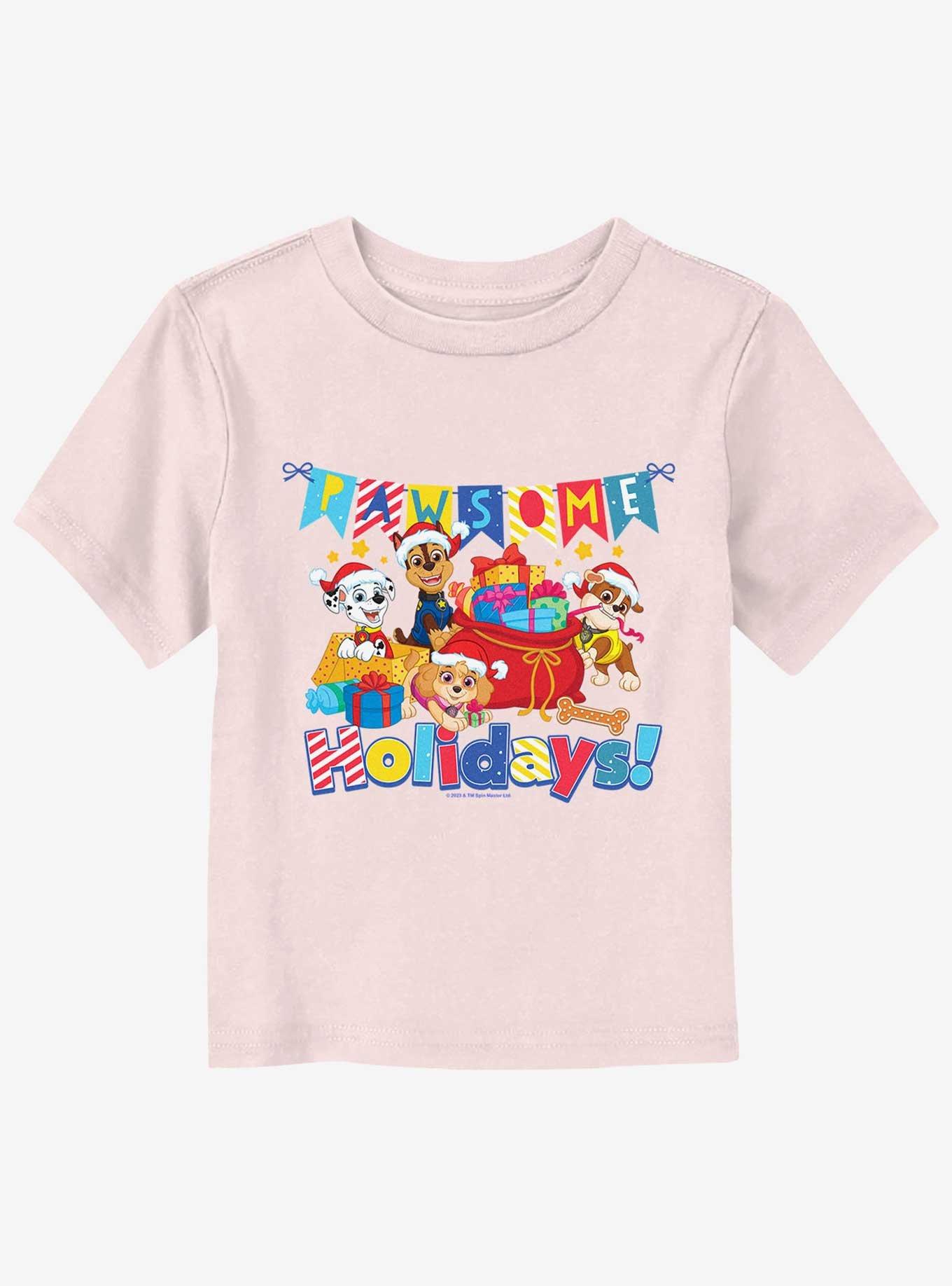 Paw Patrol Pawsome Holidays Group Toddler T-Shirt, , hi-res
