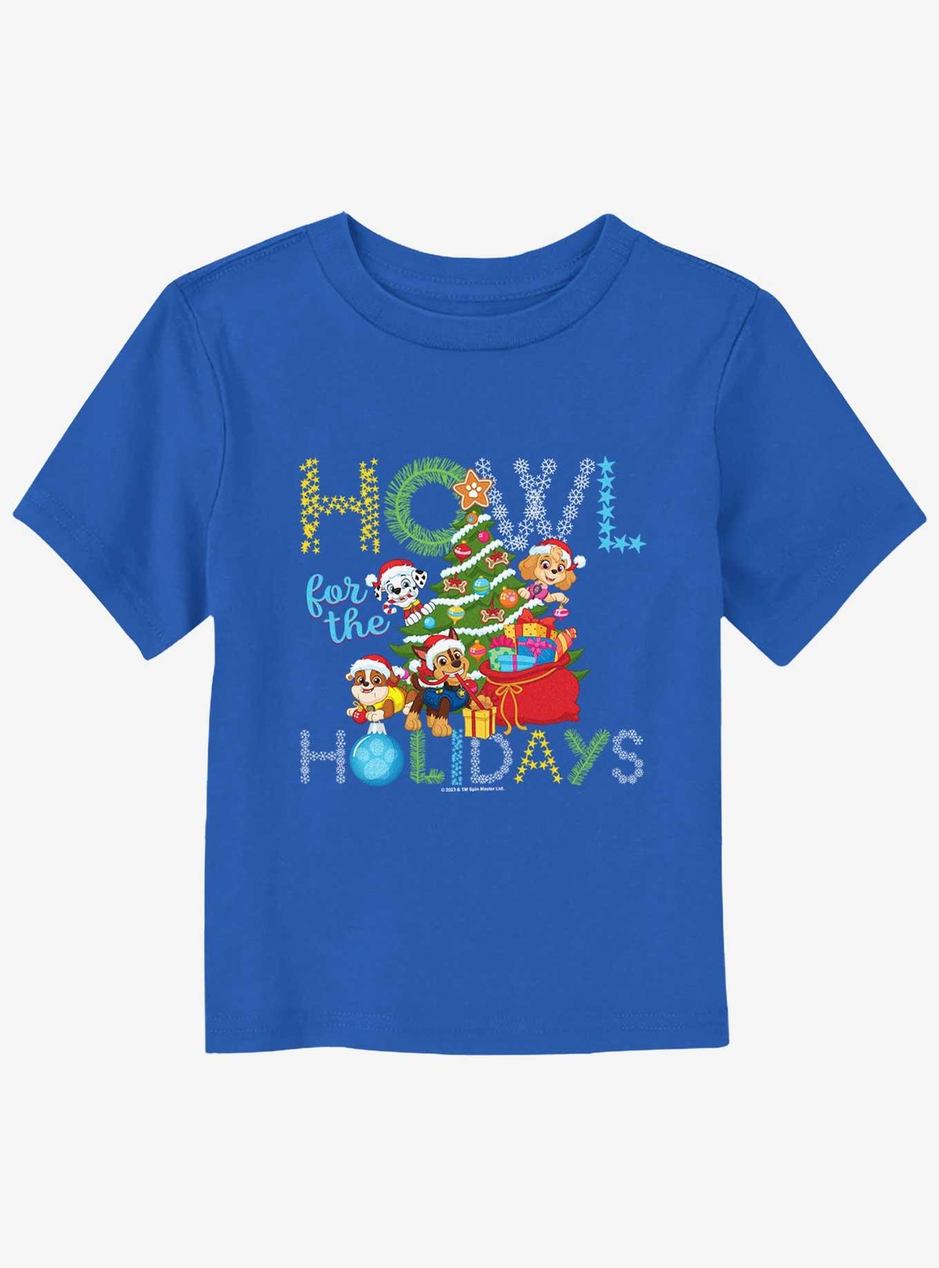 Paw Patrol Howl For Holidays Toddler T-Shirt, ROYAL, hi-res