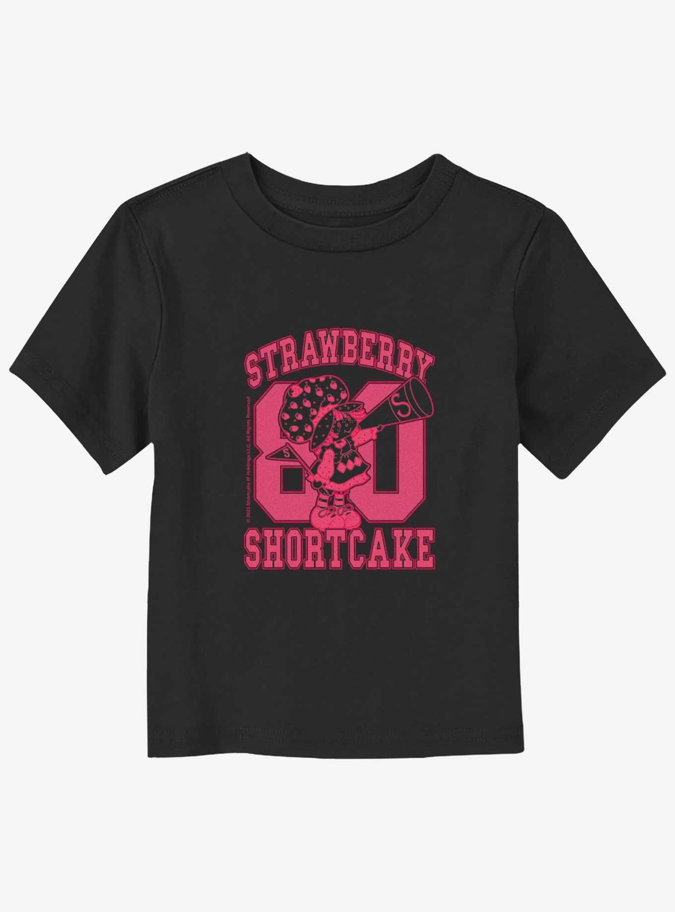 Strawberry Shortcake Strawberry Shortcake Collegiate Toddler T-Shirt, BLACK, hi-res