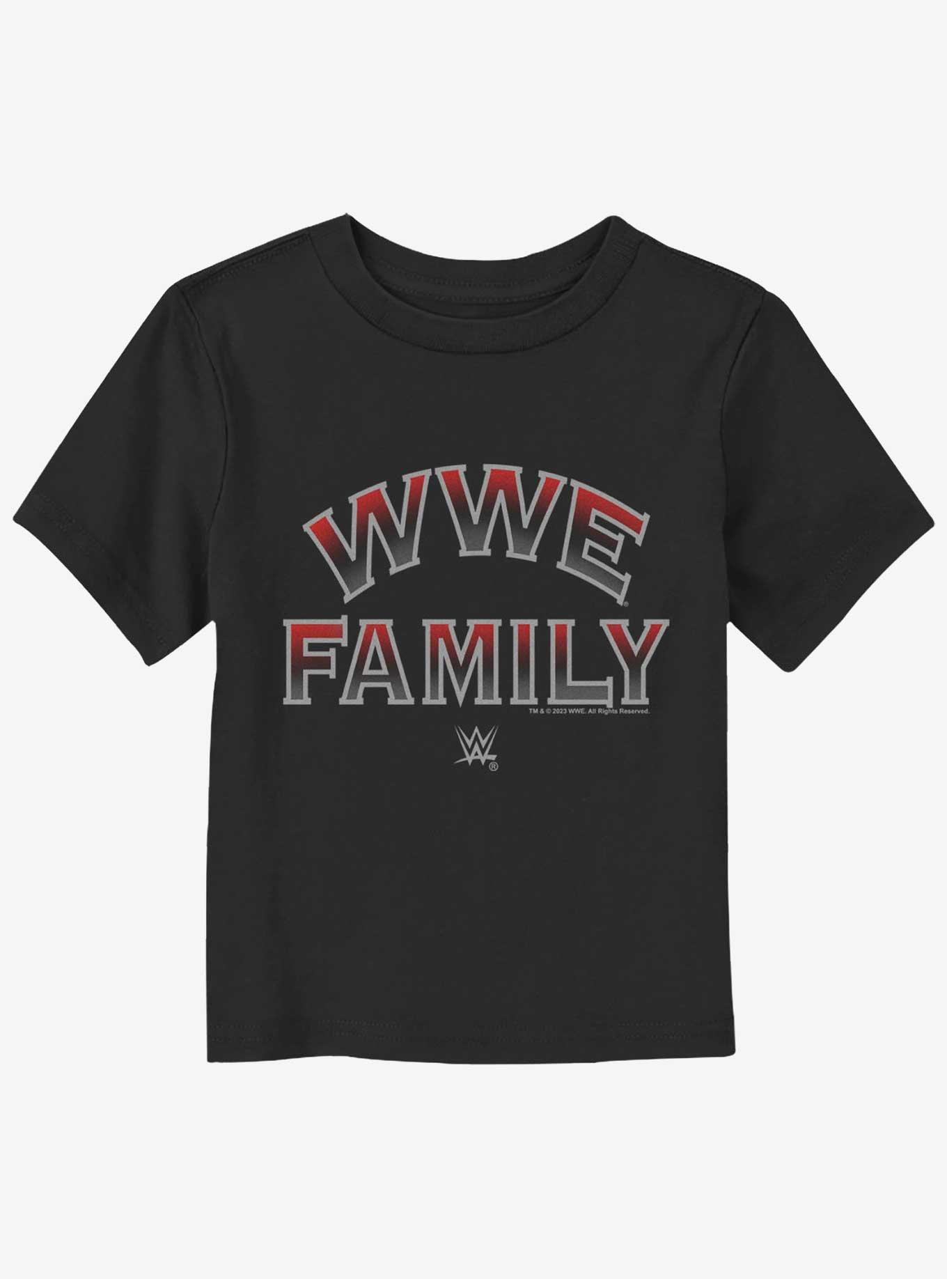 WWE Family Logo Toddler T-Shirt, BLACK, hi-res