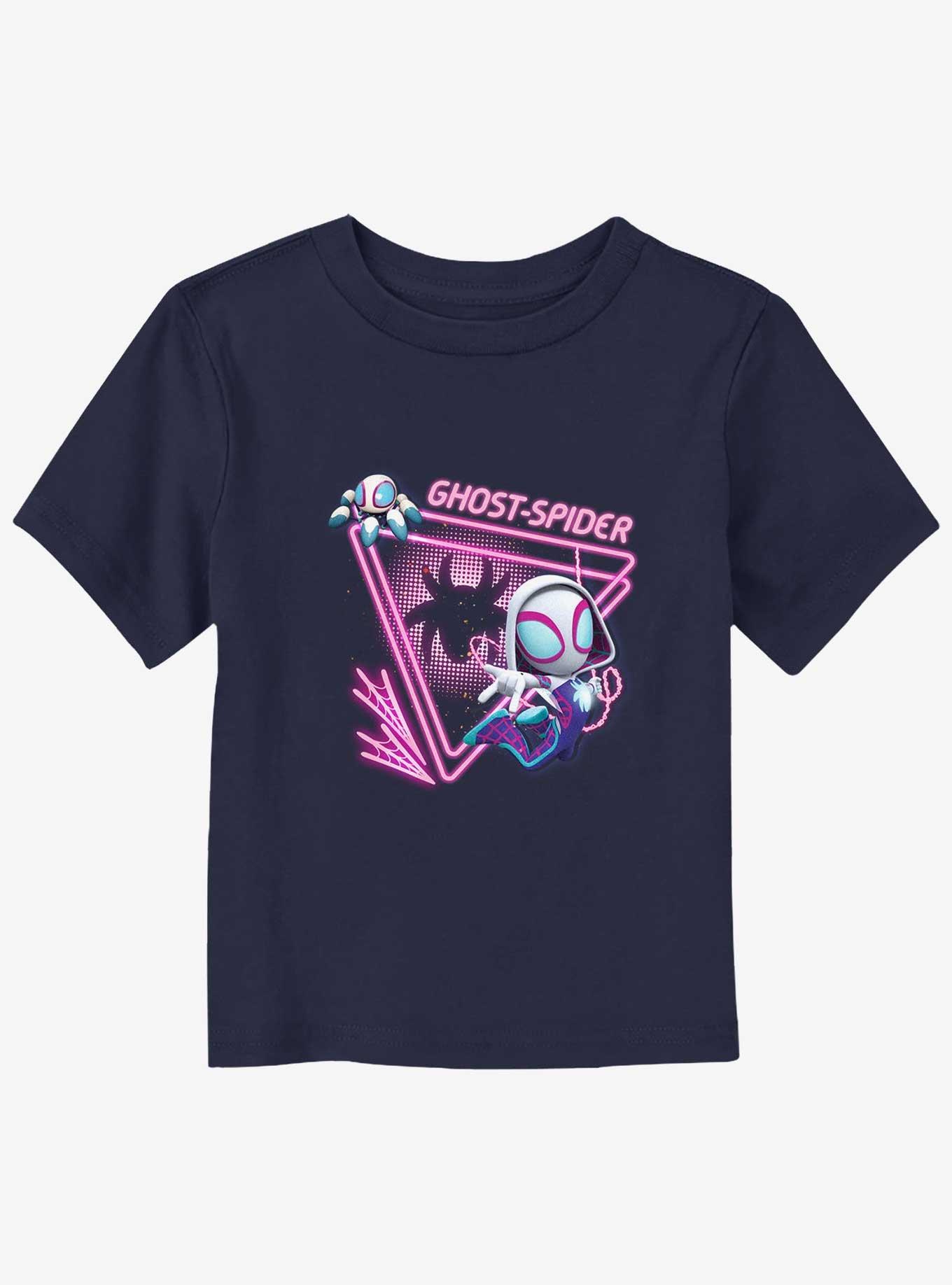 Marvel Spiderman Ghost Spider Triangle Toddler T-Shirt 17$