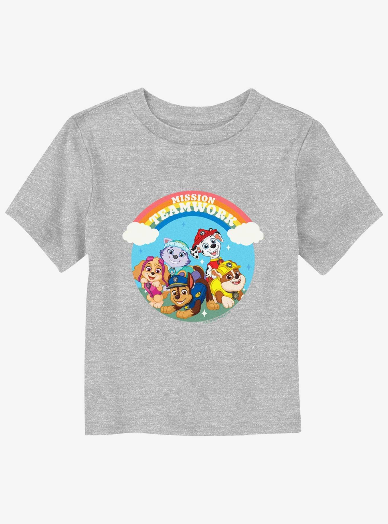 Paw Patrol Mission Teamwork Toddler T-Shirt, ATH HTR, hi-res