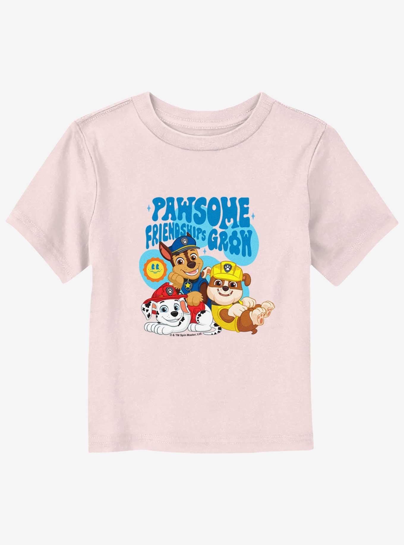 Paw Patrol Pawsome Friendships Grow Toddler T-Shirt, LIGHT PINK, hi-res