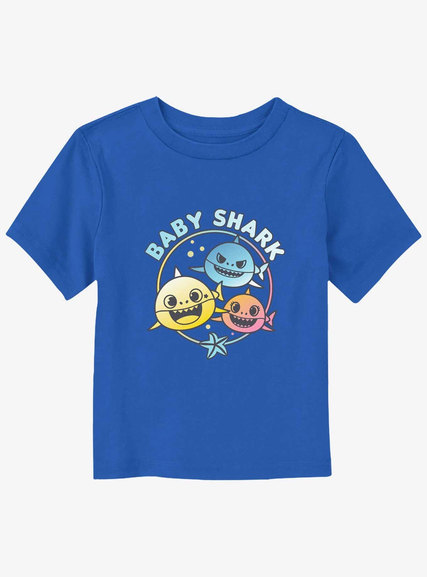 Baby Shark Shark Circle Ks Toddler T-Shirt, ROYAL, hi-res