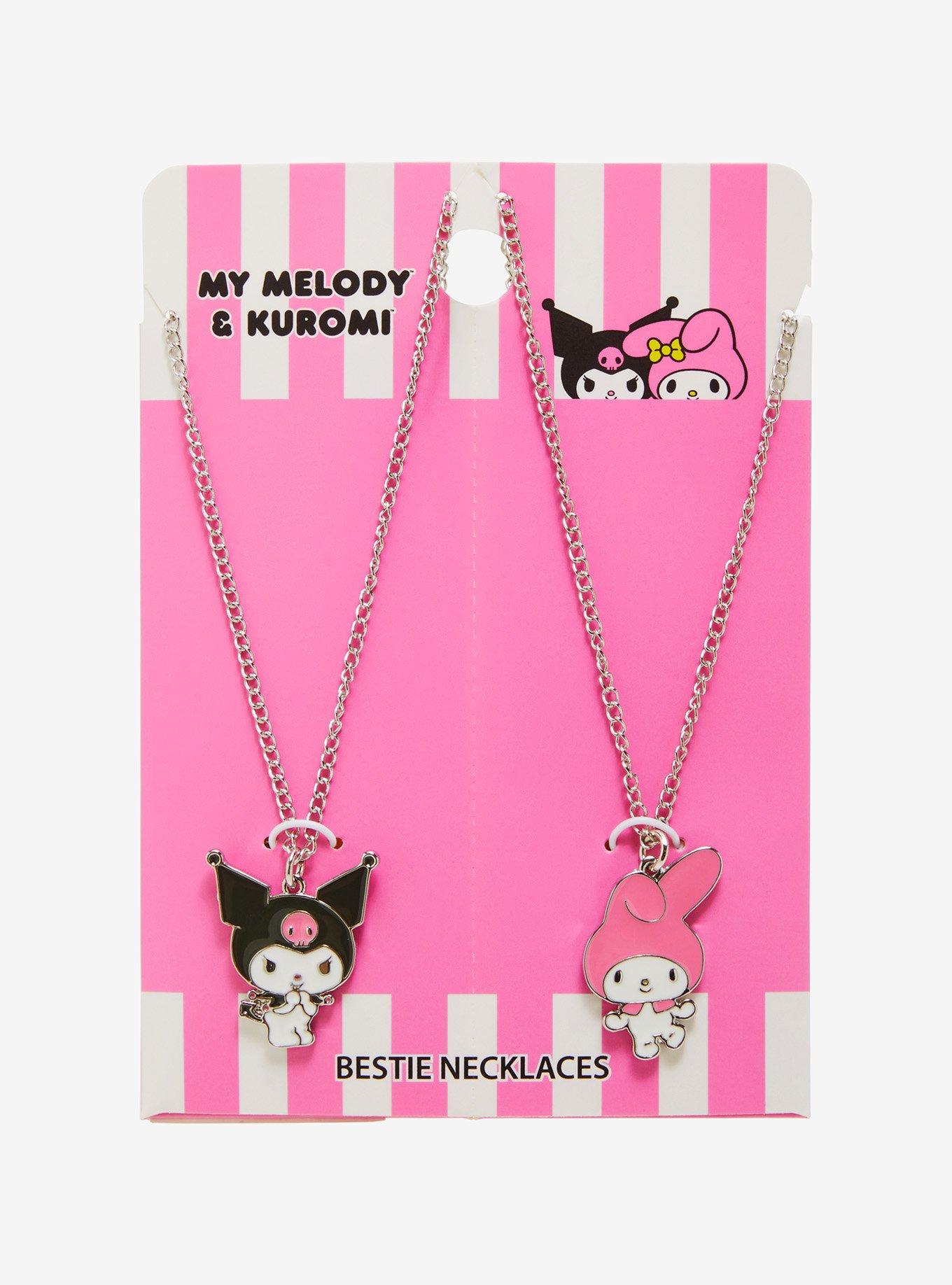 My Melody & Kuromi Cute Poses Best Friends Necklace Set, , hi-res