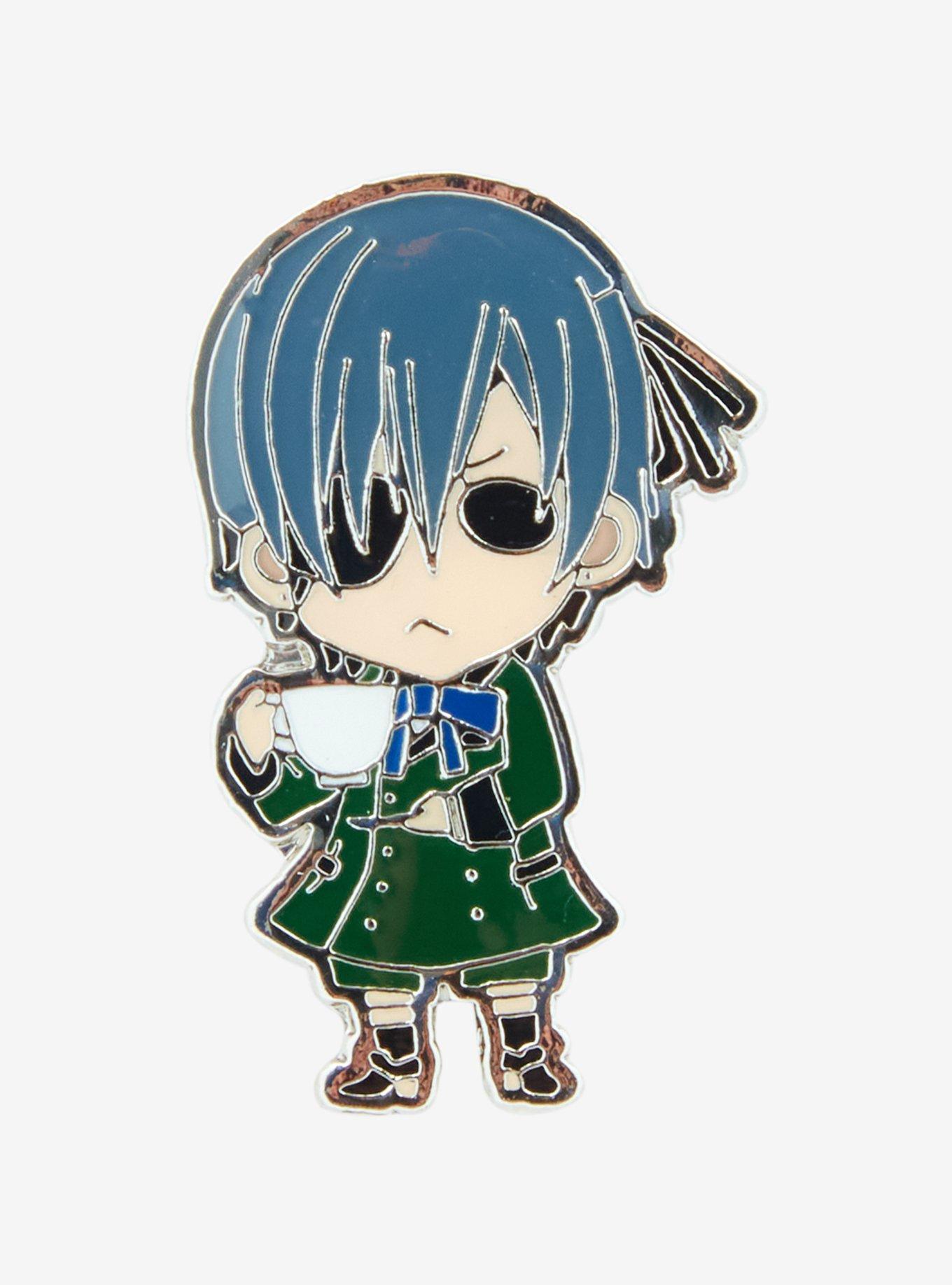 Black Butler Chibi Ciel Enamel Pin, , hi-res