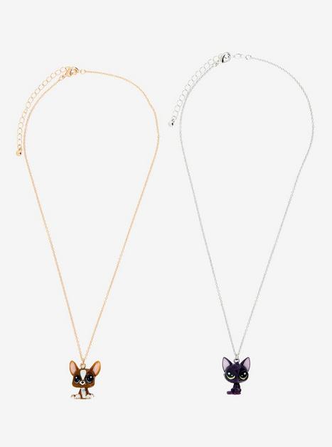 Littlest Pet Shop Cat & Dog Best Friend Necklace Set | Hot Topic
