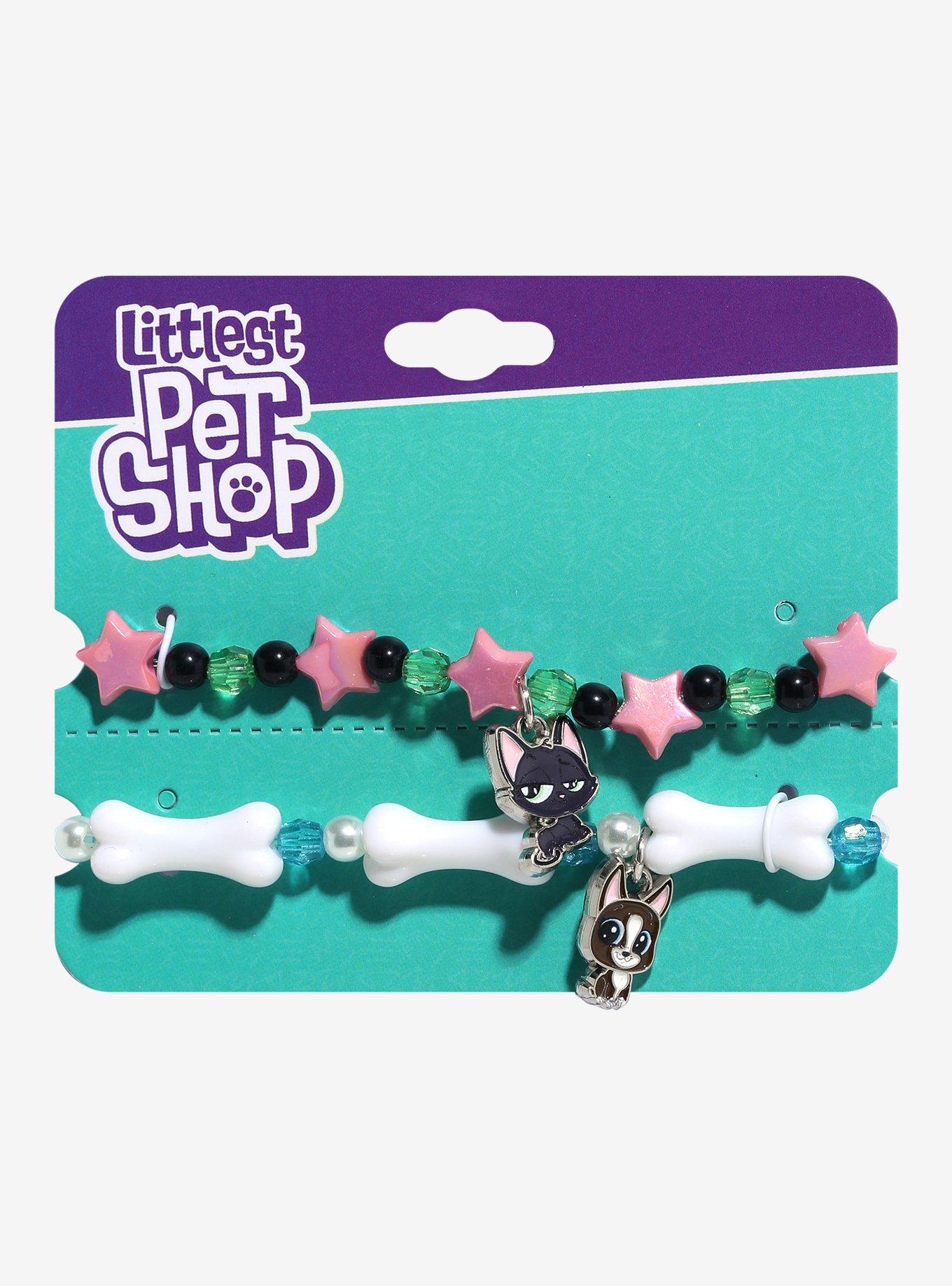 Littlest Pet Shop Dog & Cat Best Friend Bead Bracelet Set