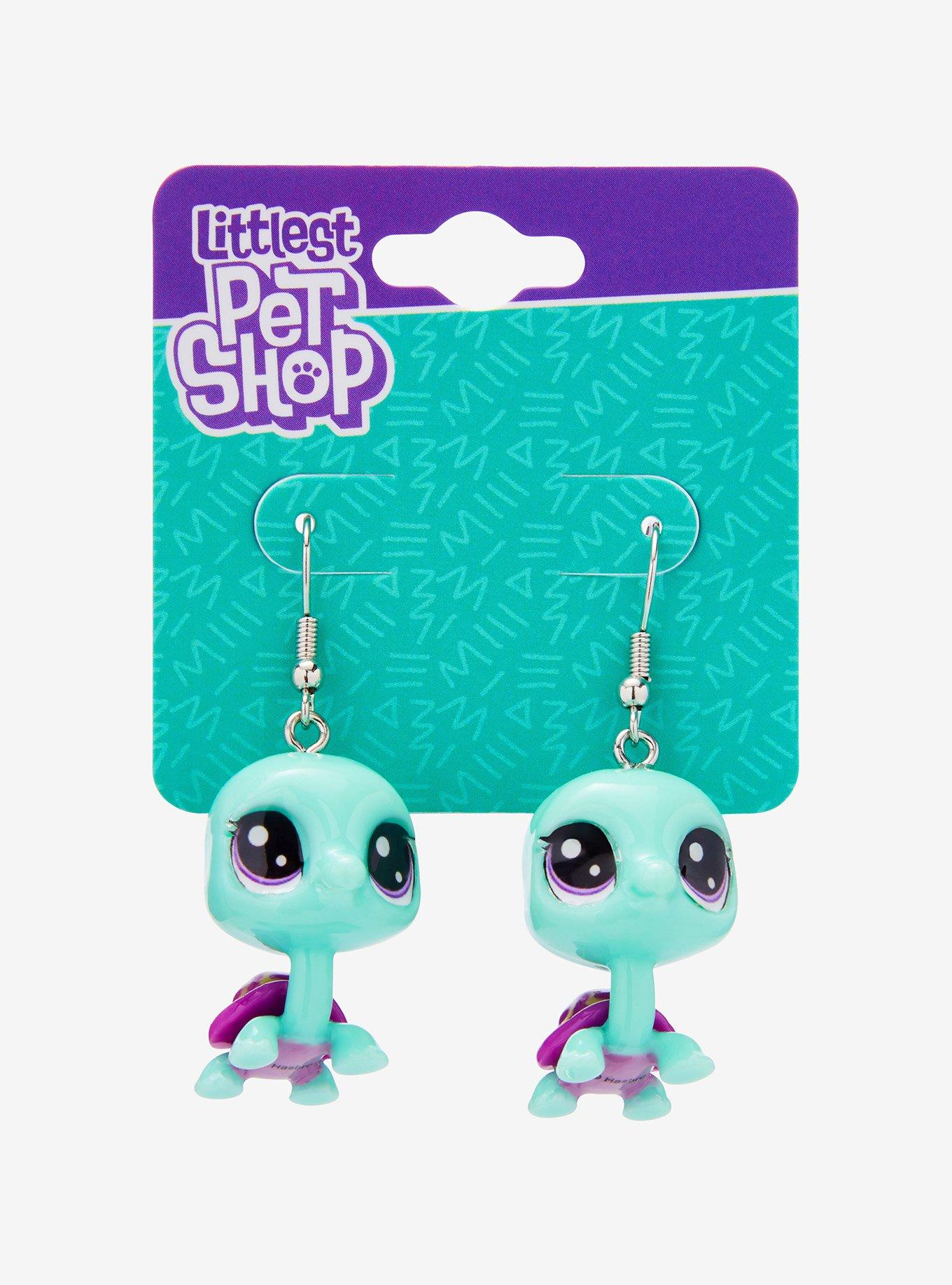 Littlest Pet Shop Turtle 3D Drop Earrings, , hi-res