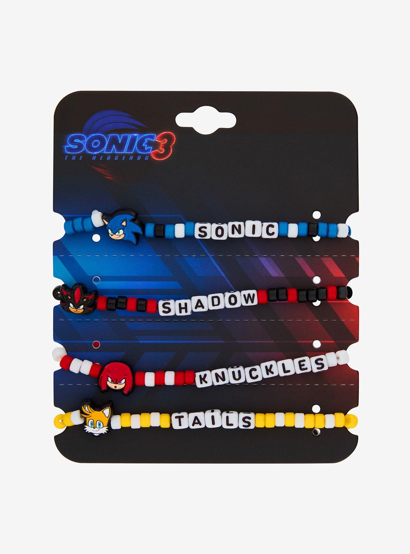 Sonic The Hedgehog Character Bead Bracelet Set, , hi-res