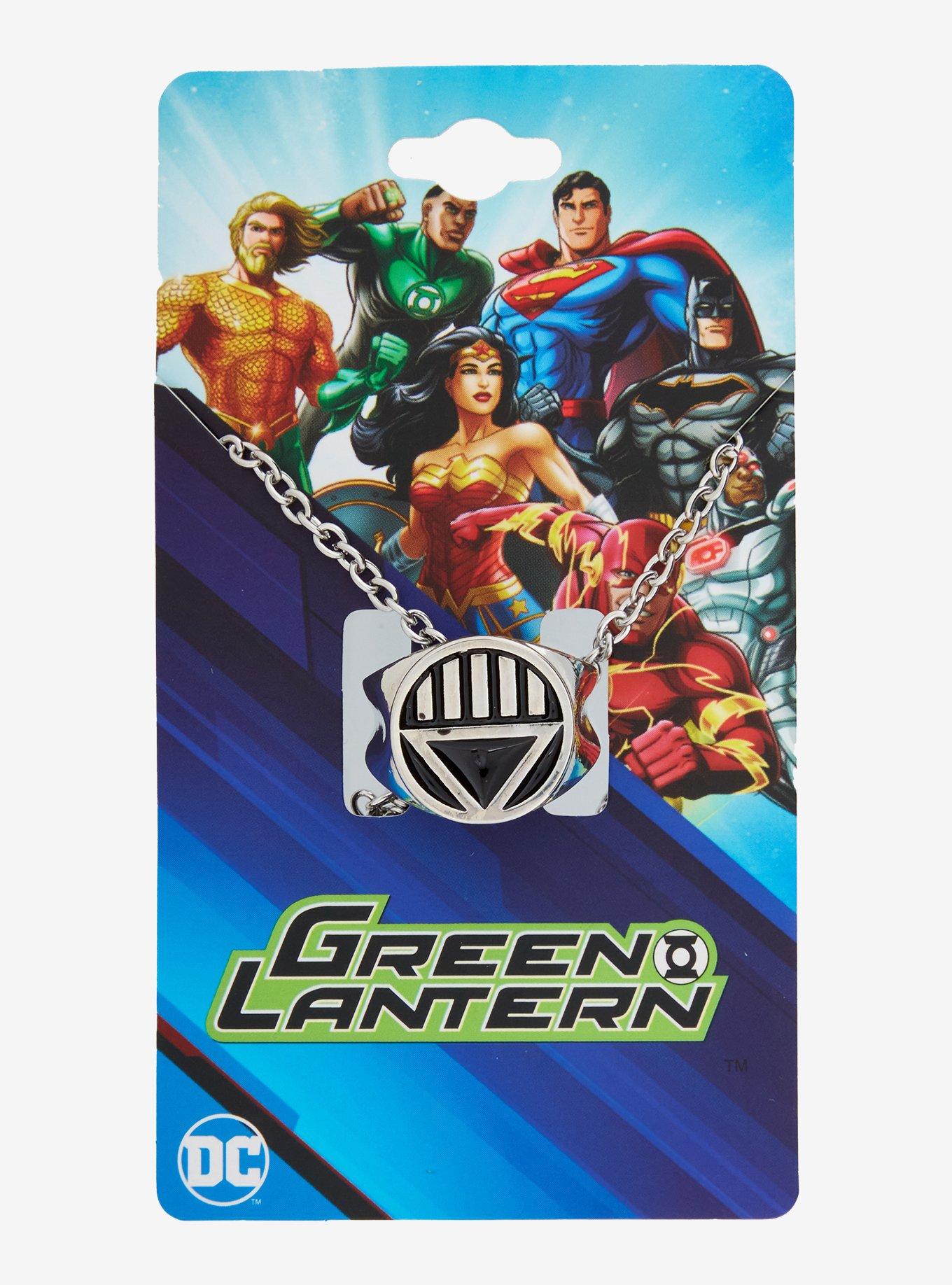 DC Comics Green Lantern Black Lantern Ring Necklace