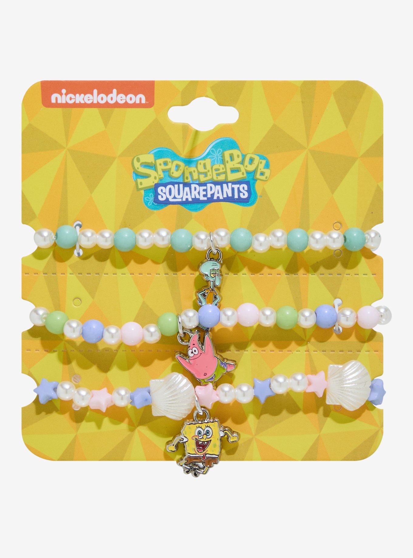 SpongeBob SquarePants Trio Bead Bracelet Set, , hi-res