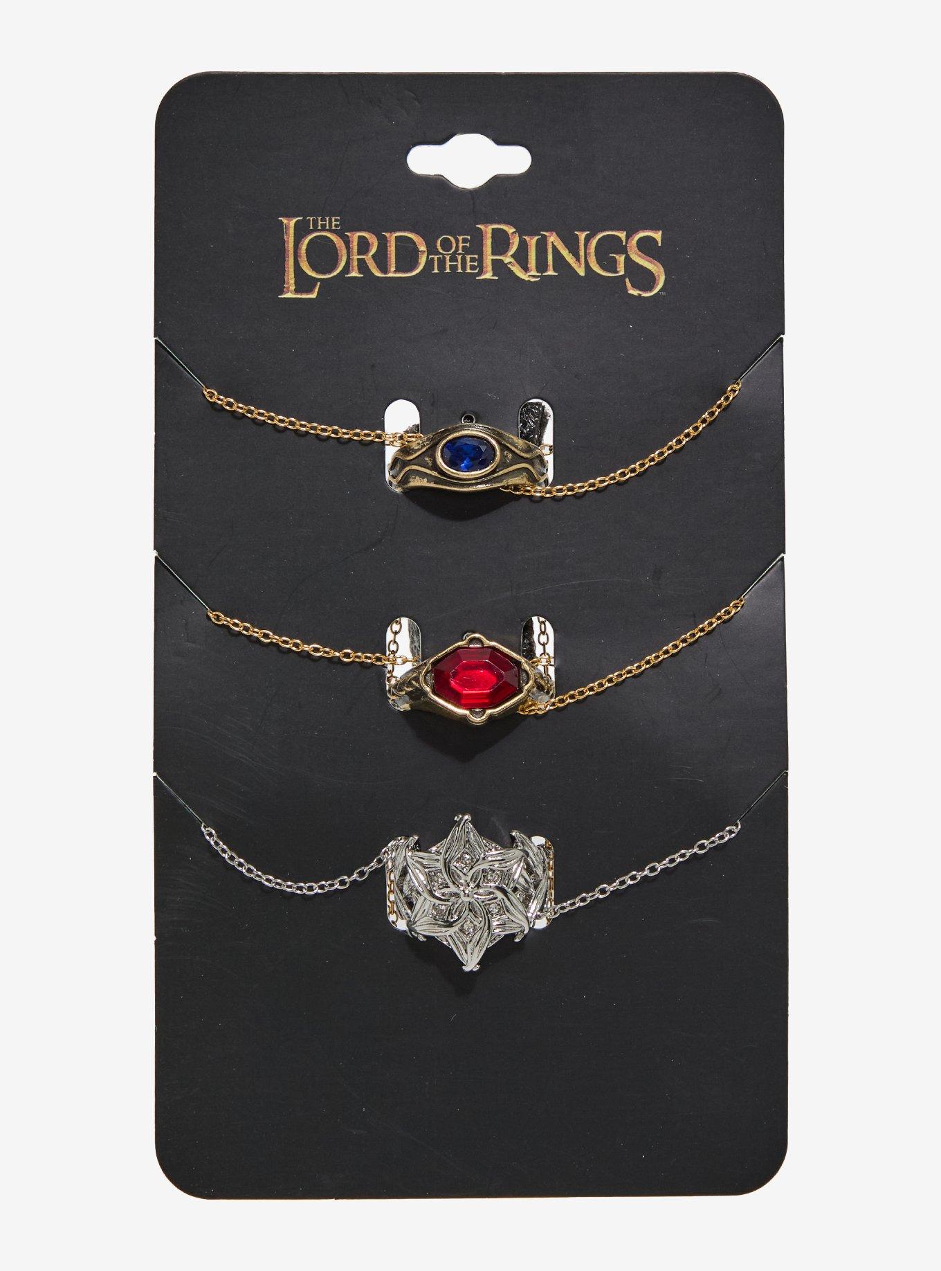 The Lord Of The Rings Replica Ring Necklace Set, , hi-res