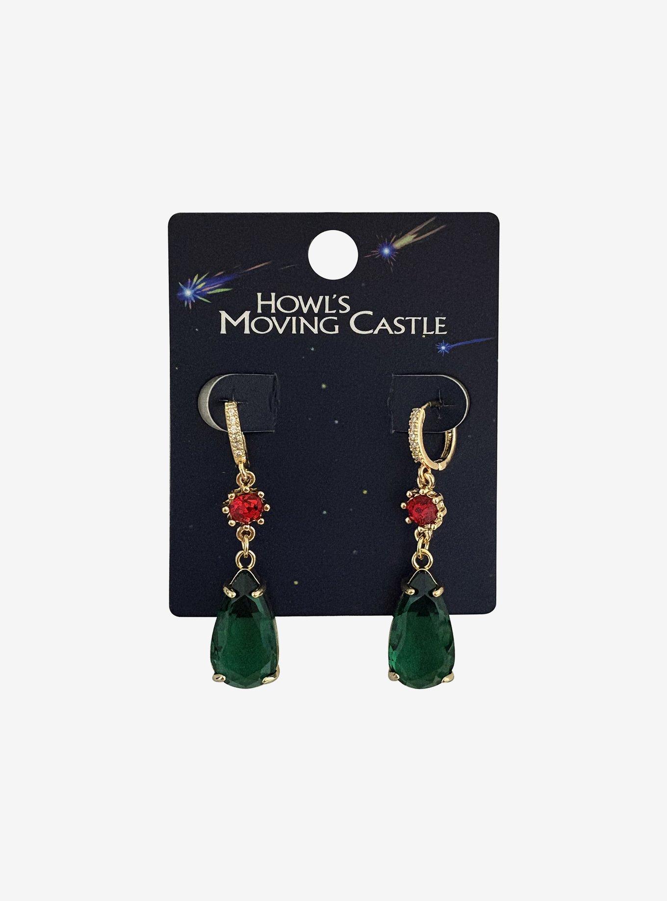 Studio Ghibli® Howl's Moving Castle Gem Hoop Earrings