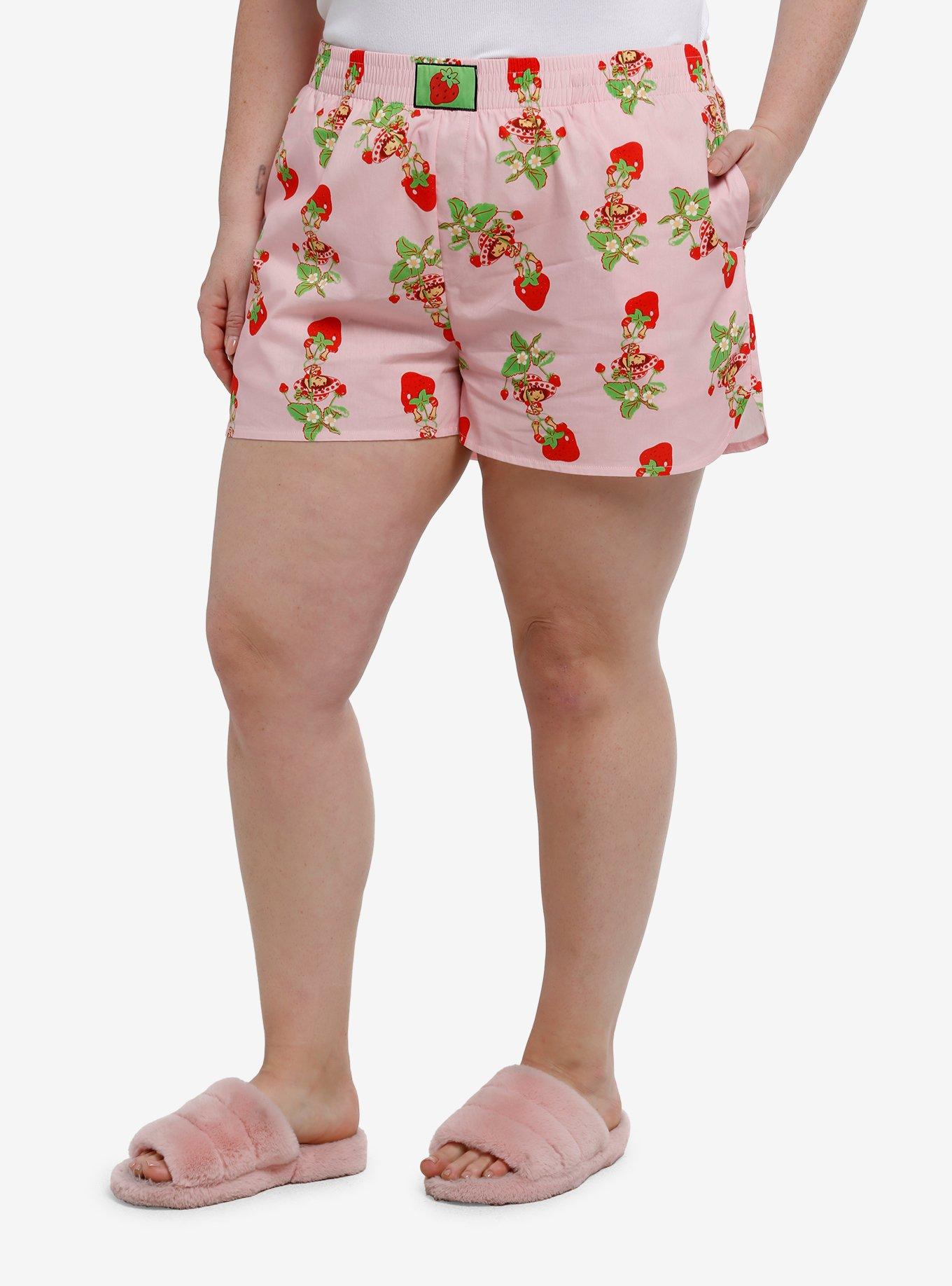Strawberry Shortcake Girls Boxer Shorts Plus Size, , hi-res