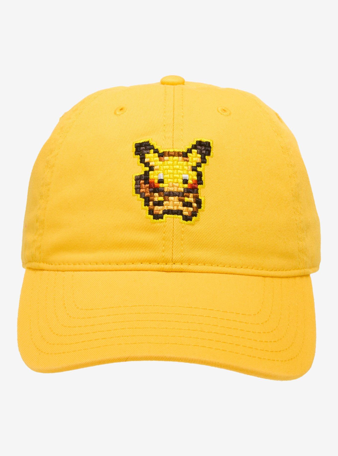 Pokémon Pikachu Pixel Portrait Ball Cap - BoxLunch Exclusive, , hi-res