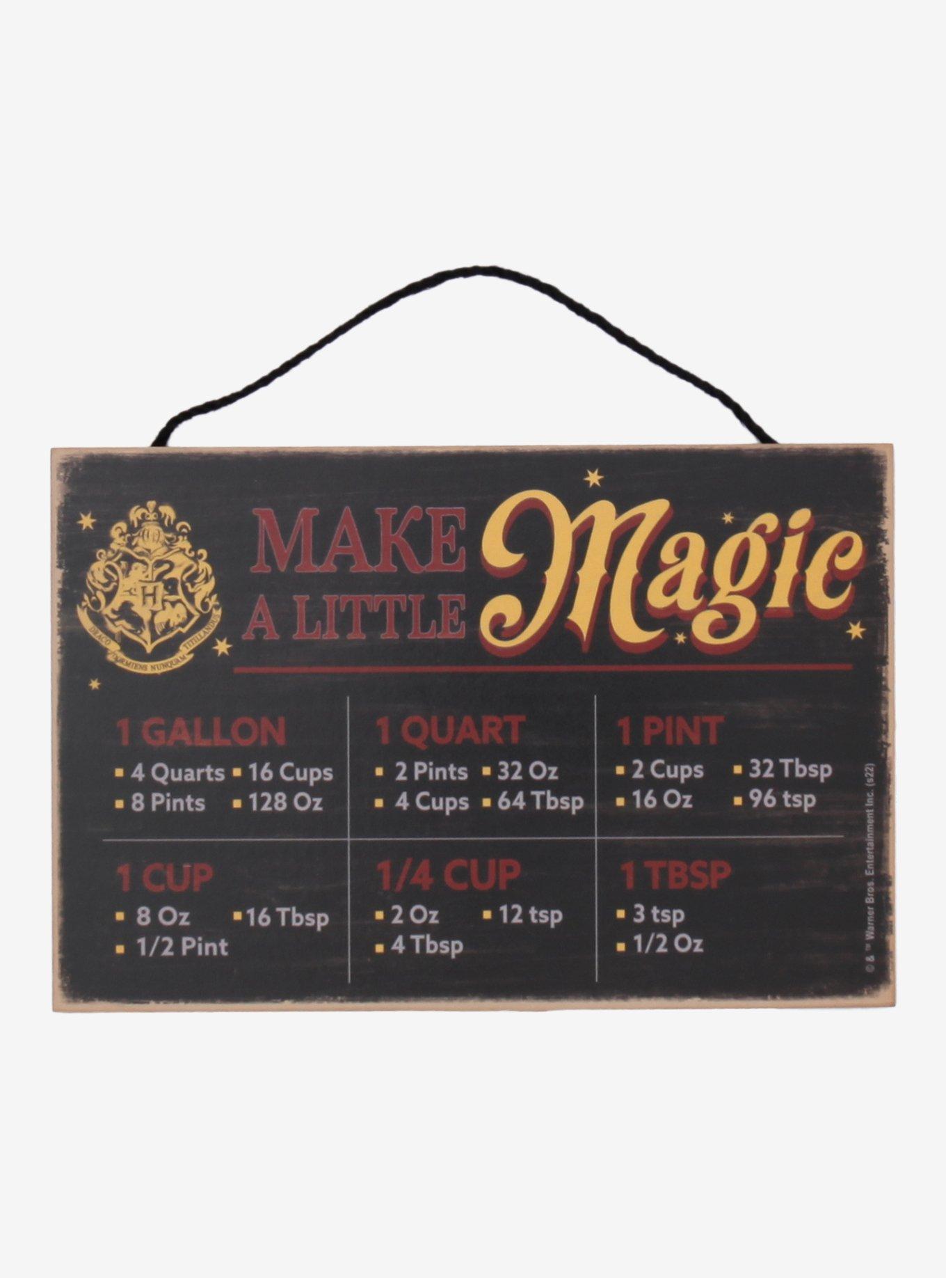 Harry Potter Measurement Conversion Wall Art, , hi-res