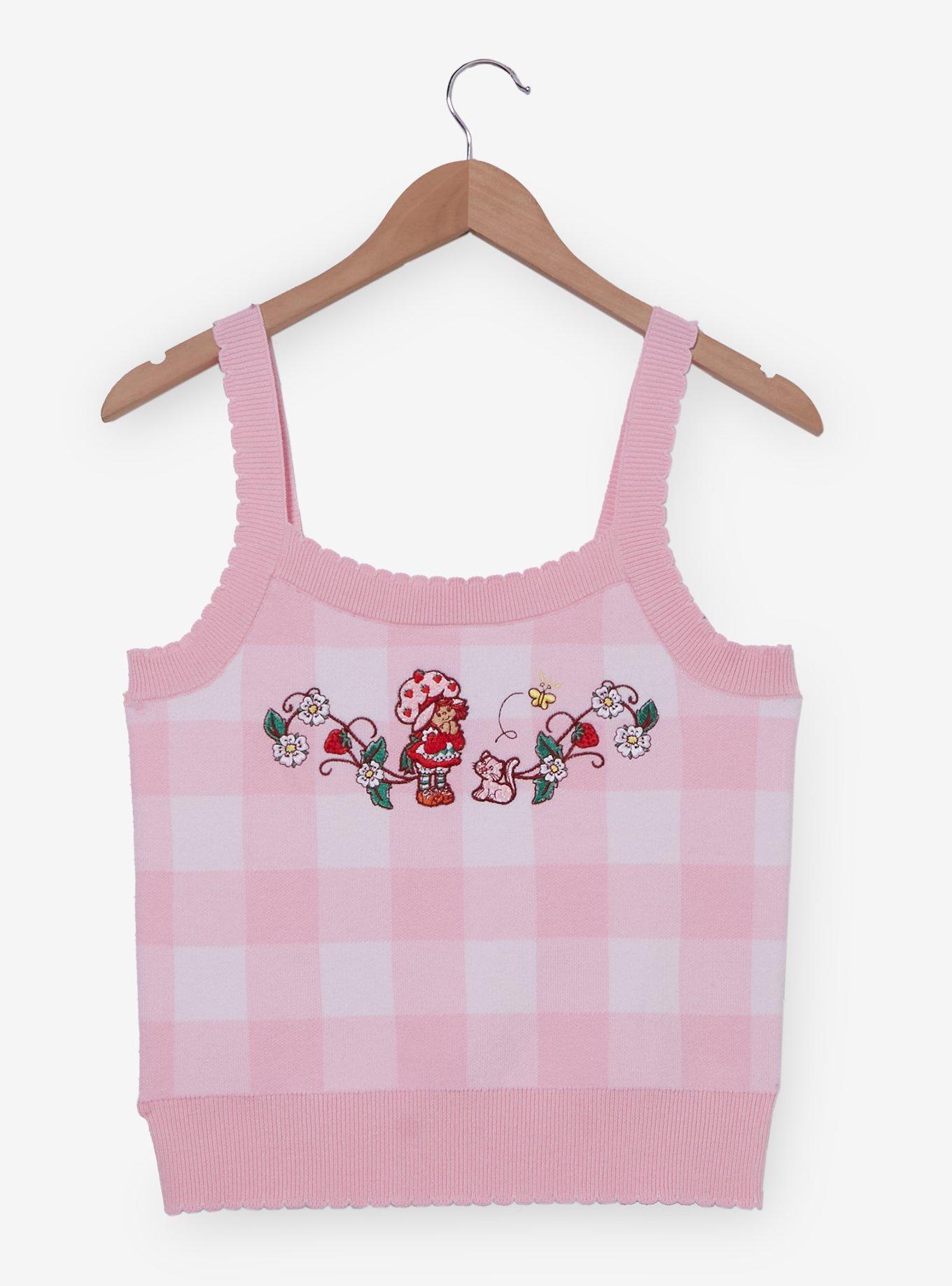 Strawberry Shortcake Gingham Women's Knit Tank, , hi-res