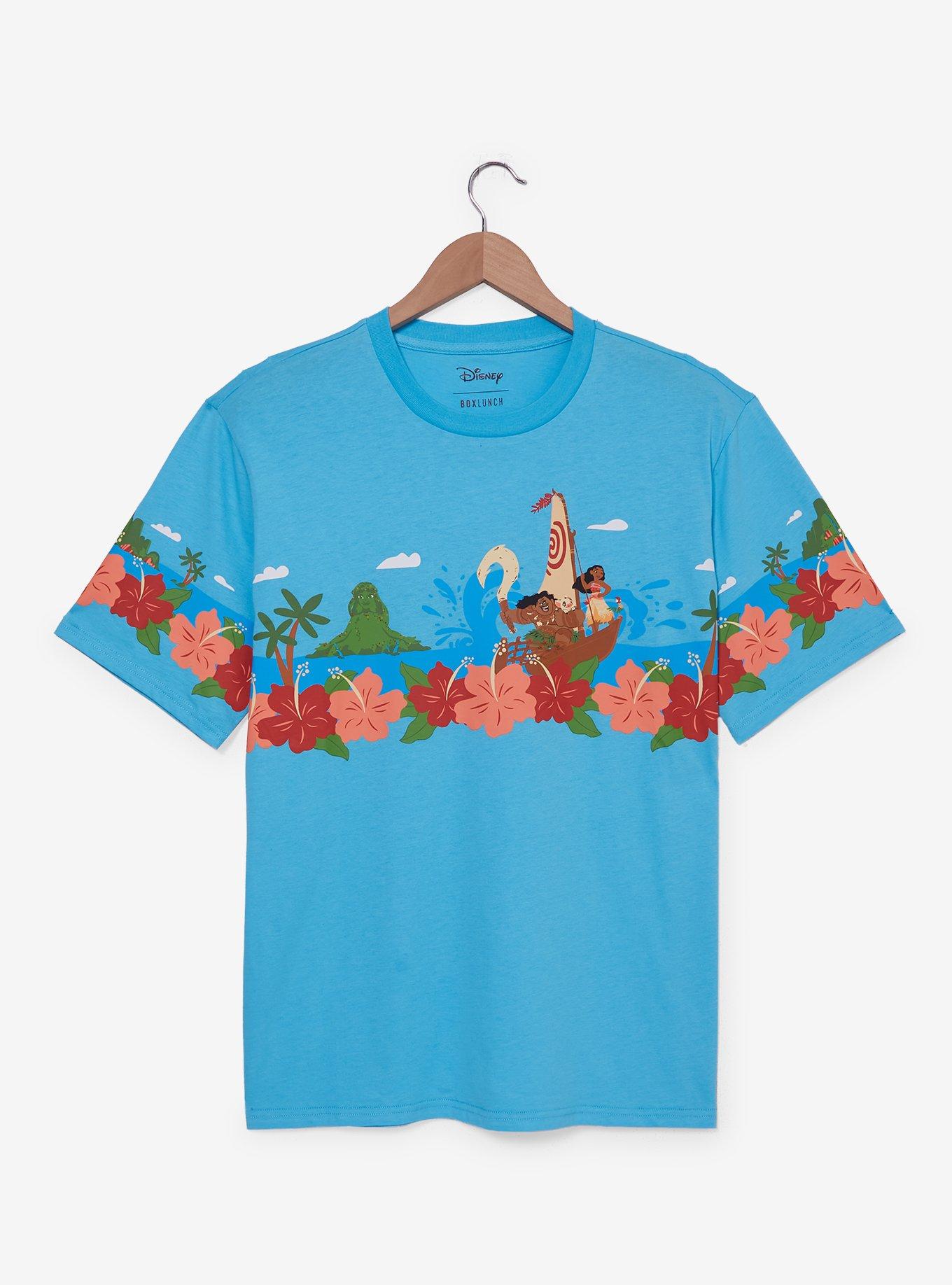 Disney Moana Floral Scenic Women's T-Shirt - BoxLunch Exclusive