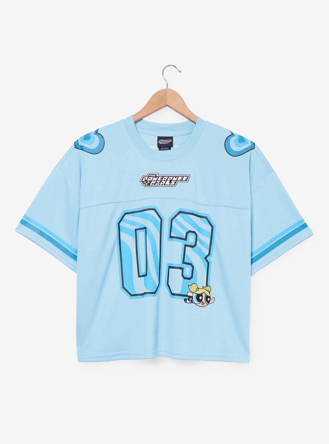 信頼への信頼 Powerpuff The Girls Jersey Football Cropped Women's Bubbles ブルゾン
