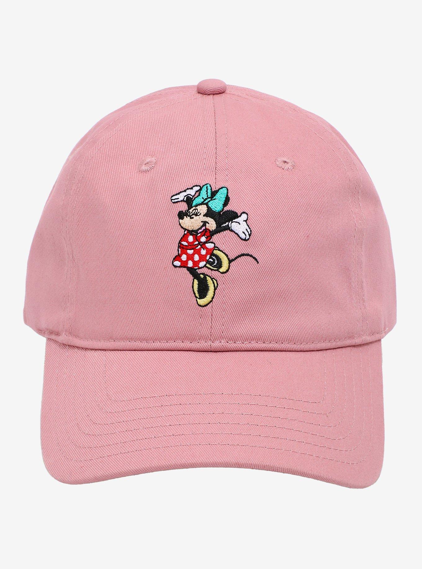 Disney Minnie Mouse Cheering Embroidered Ball Cap | BoxLunch display picture 1