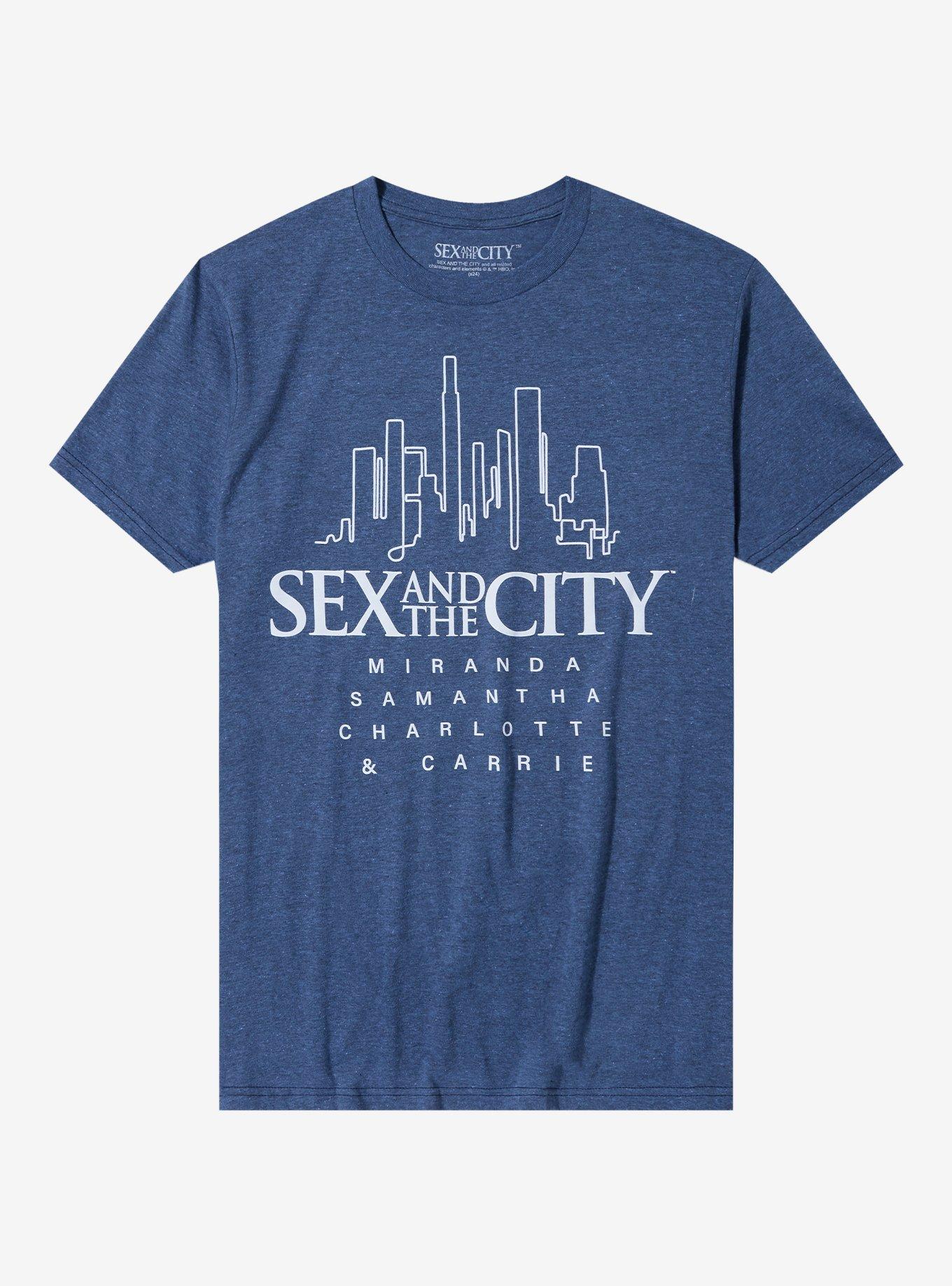Sex And The City Names Skyline T-Shirt, , hi-res