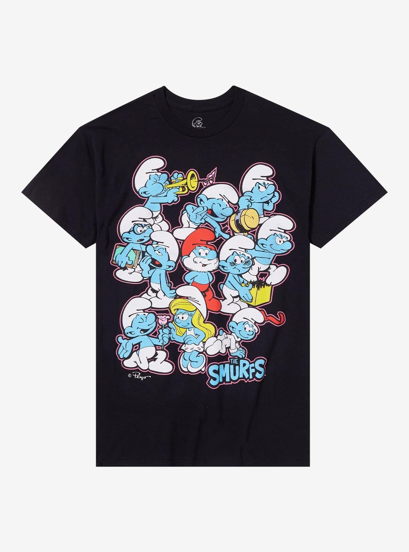 The Smurfs Collage T-Shirt, , hi-res