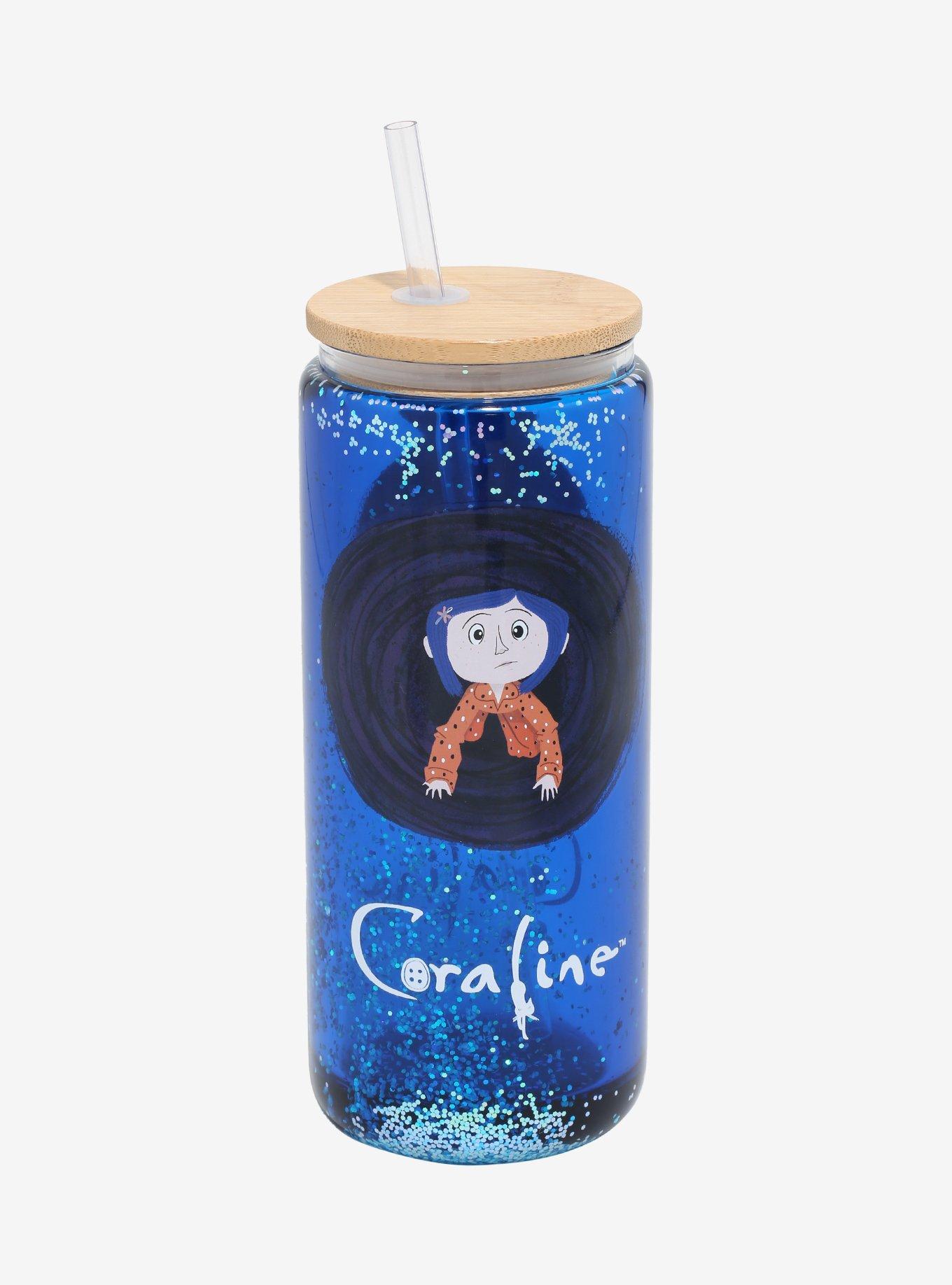Coraline Liquid Glitter Glass Cup, , hi-res