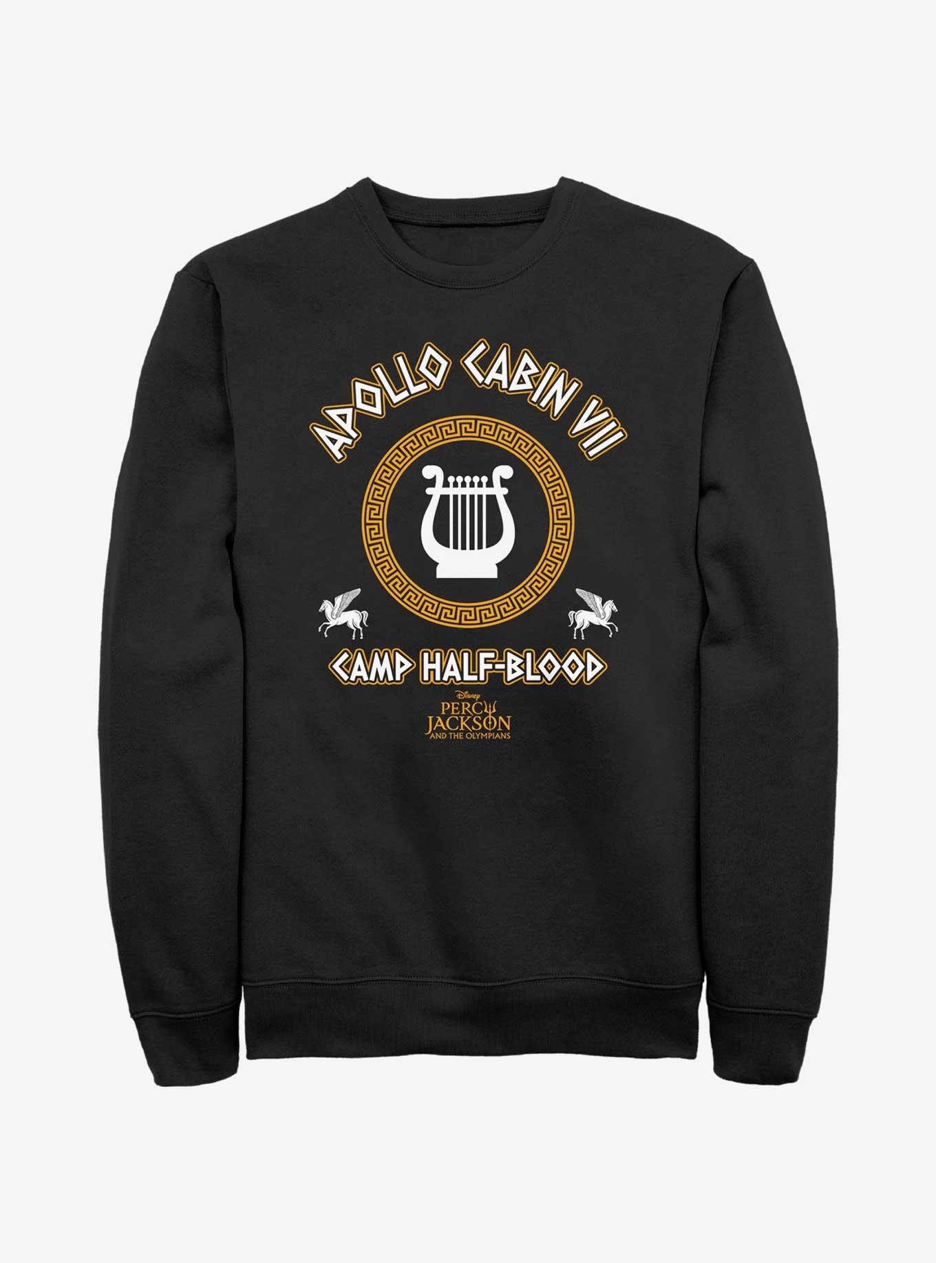 Disney Percy Jackson And The Olympians Apollo Cabin Sweatshirt, BLACK, hi-res