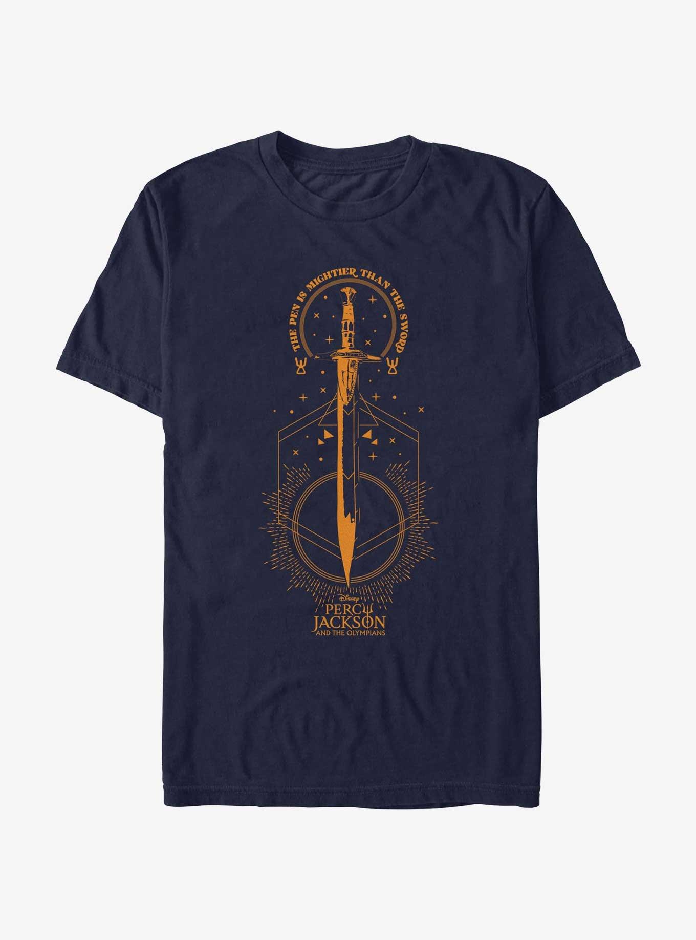 Disney Percy Jackson And The Olympians Pen Above Sword T-Shirt, , hi-res