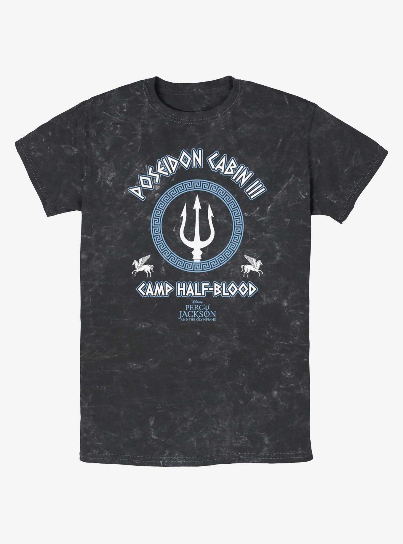 Disney Percy Jackson And The Olympians Poseidon Cabin Mineral Wash T-Shirt, , hi-res