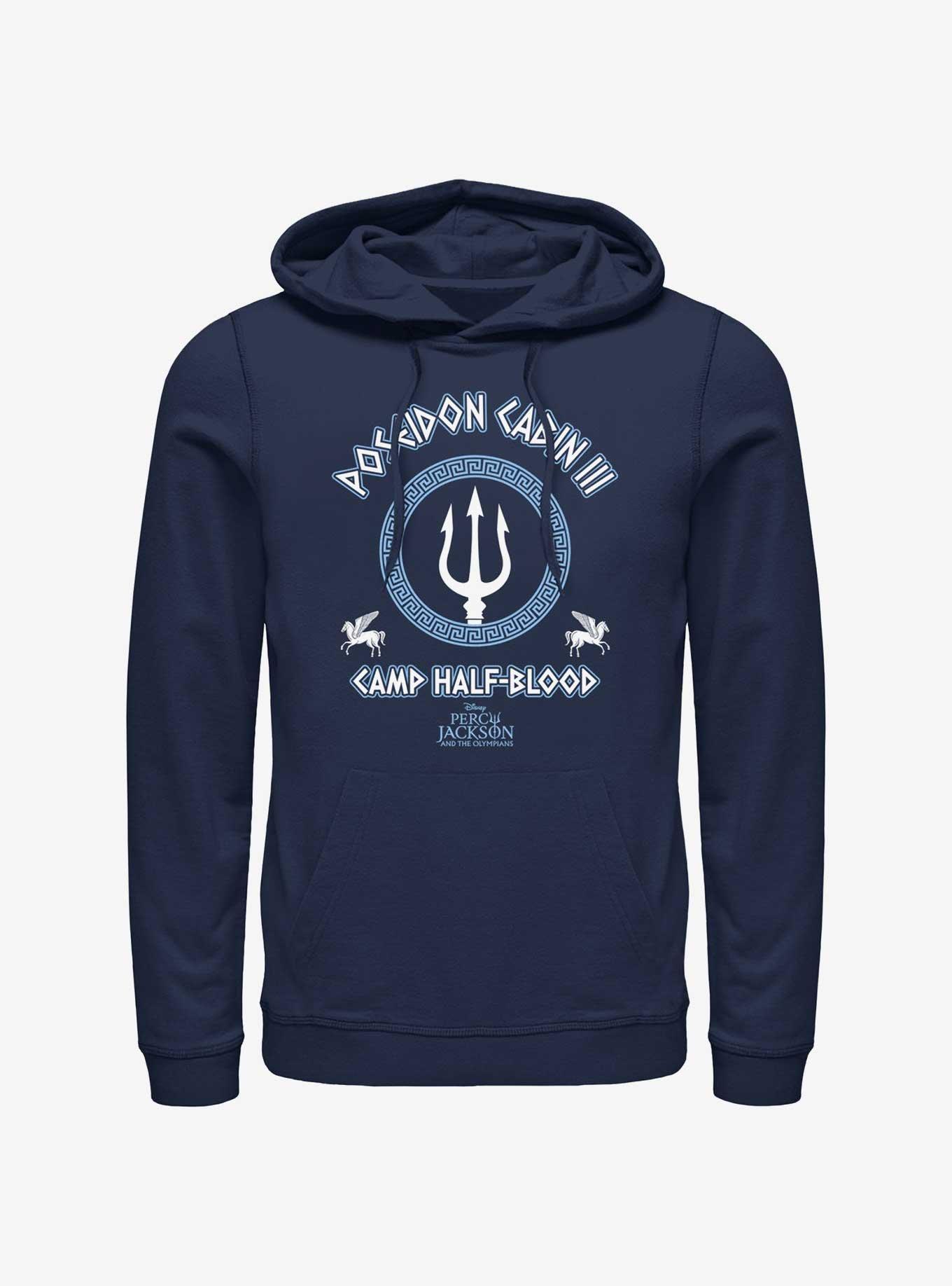 Disney Percy Jackson And The Olympians Poseidon Cabin Hoodie, NAVY, hi-res